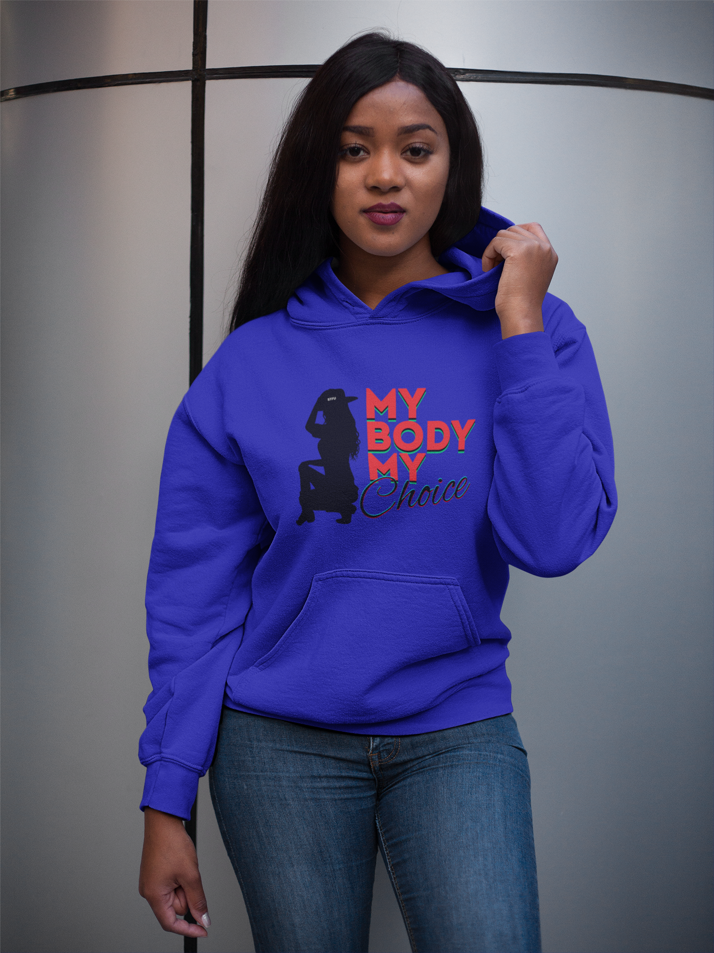 "My Body, My Choice" Unisex Heavy Blend™ Hooded Sweatshirt product thumbnail image