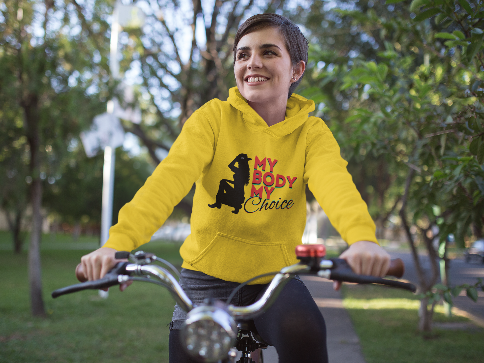 "My Body, My Choice" Unisex Heavy Blend™ Hooded Sweatshirt product thumbnail image