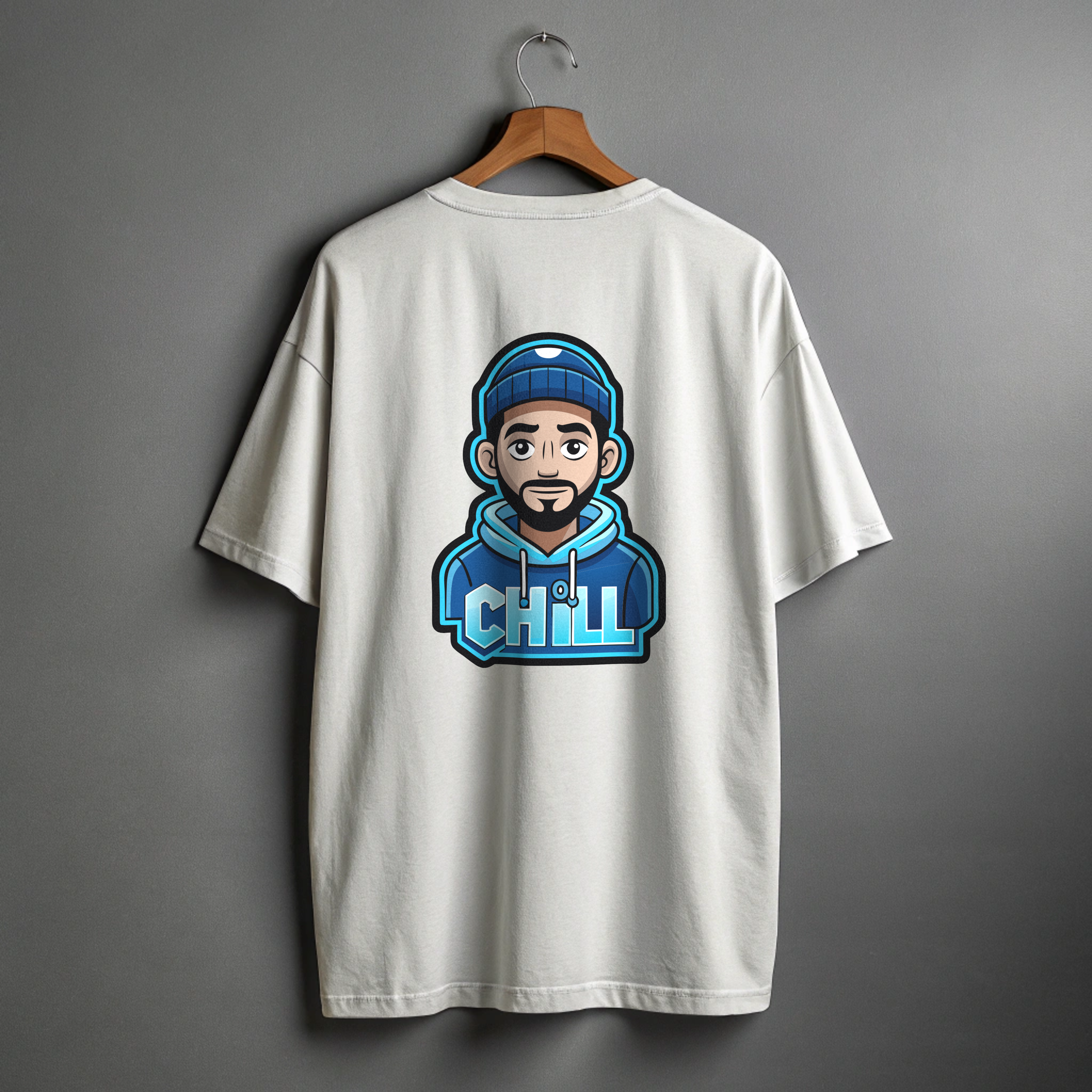Chill Men's Heavy Oversized Tee product thumbnail image