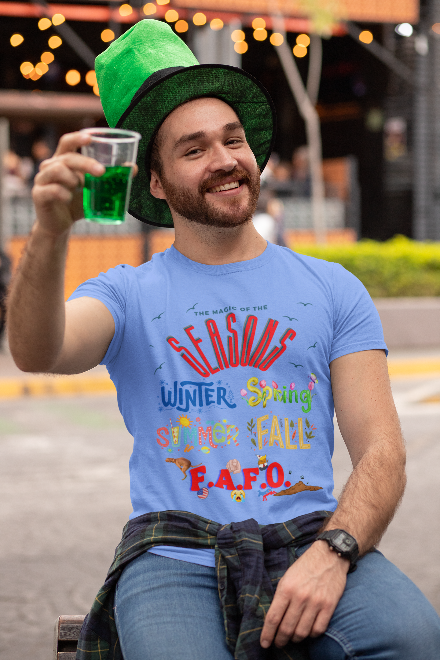 The Magic of The New F.A.F.O. Season Unisex Garment-Dyed T-shirt product thumbnail image