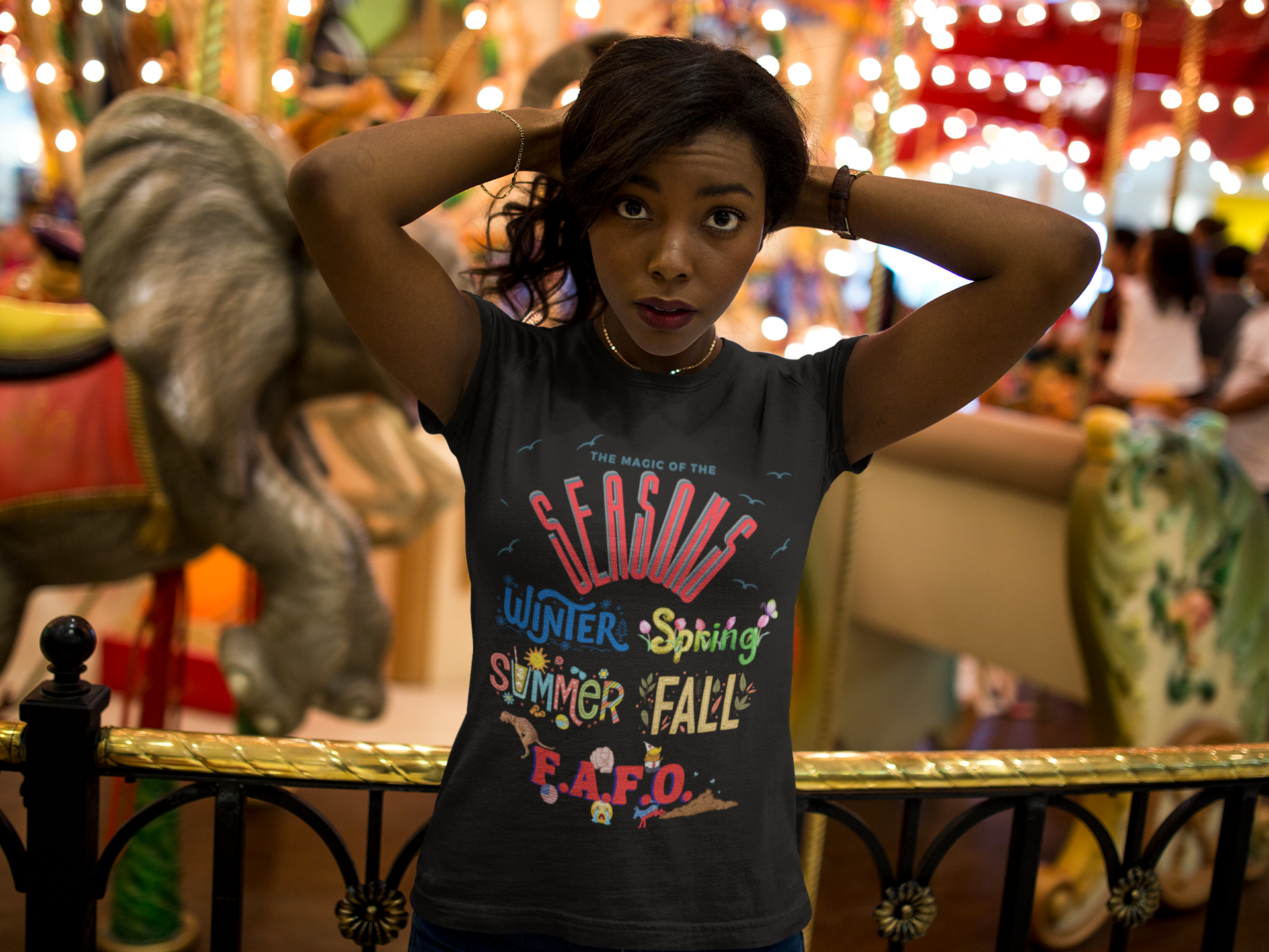 The Magic of The New F.A.F.O. Season Unisex Garment-Dyed T-shirt product thumbnail image