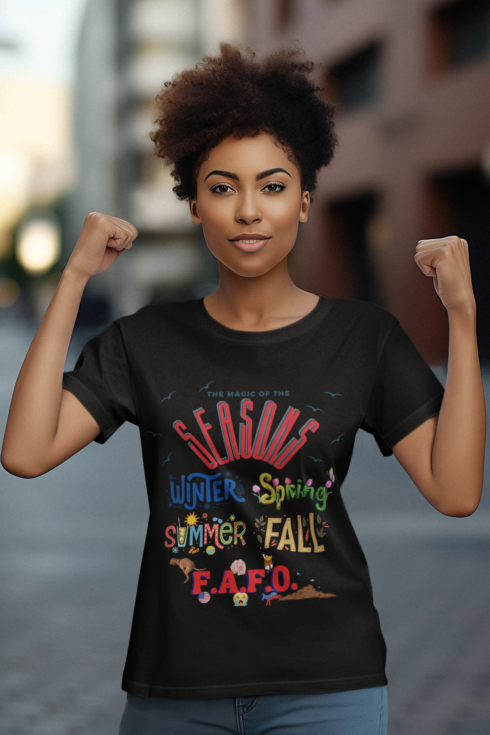 The Magic of The New F.A.F.O. Season Unisex Garment-Dyed T-shirt product thumbnail image