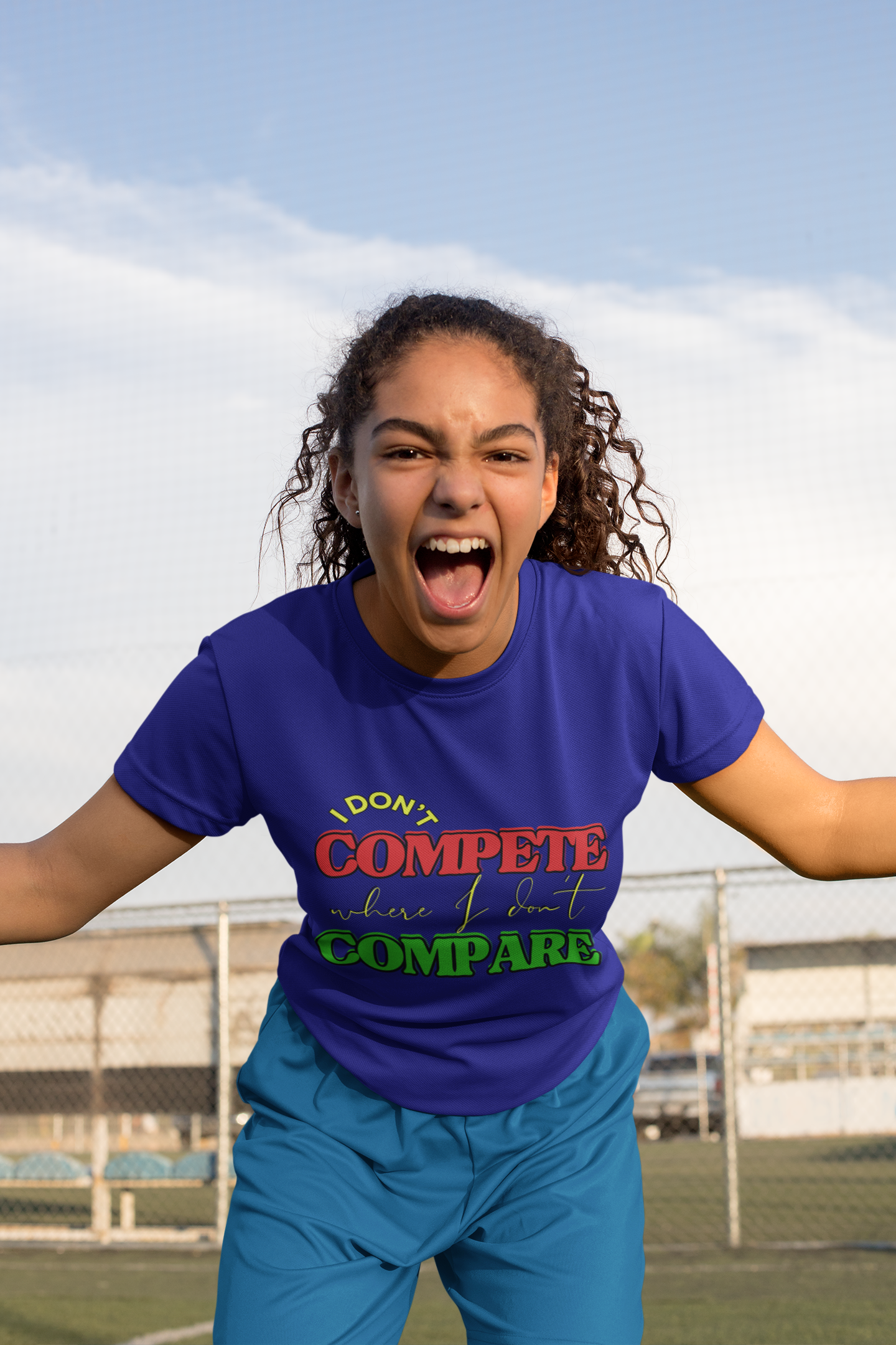 I Don't Compete, Where I Don't Compare, Self Love T-Shirt, Melanin T-Shirts for Black Women, Black Girl Magic,  product thumbnail image