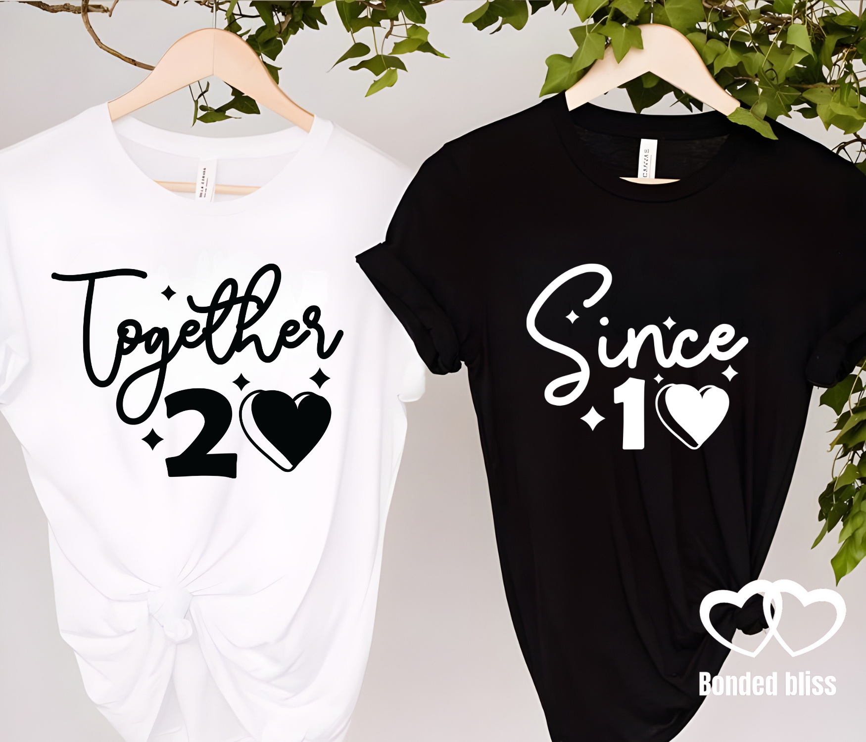Together Since" Couples Matching T-Shirts