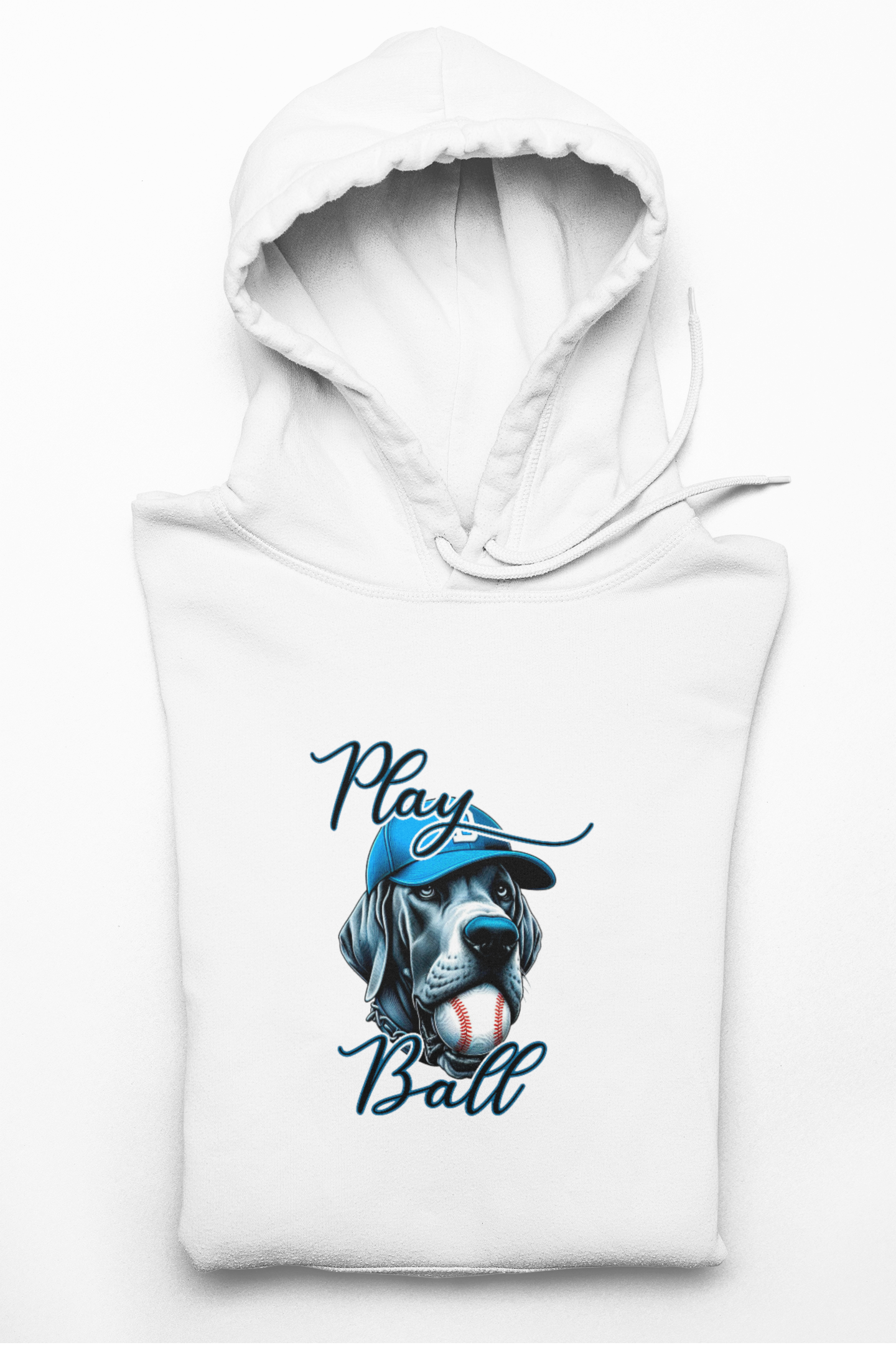 Great Dane Play Ball Hoodie Great Dane Play Ball Hoodie