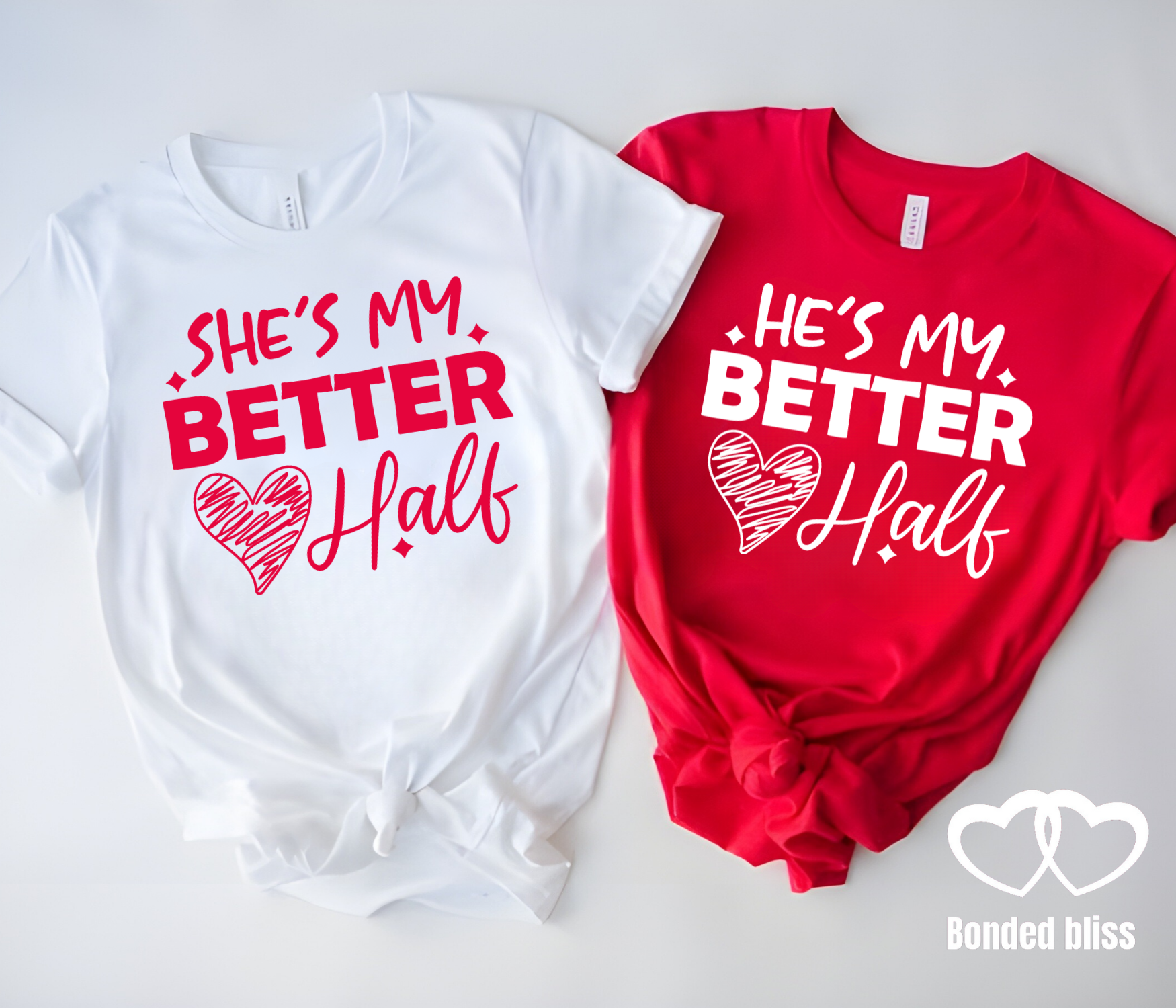 Couples "Better Half" T-Shirts – Perfect for Every Pair!