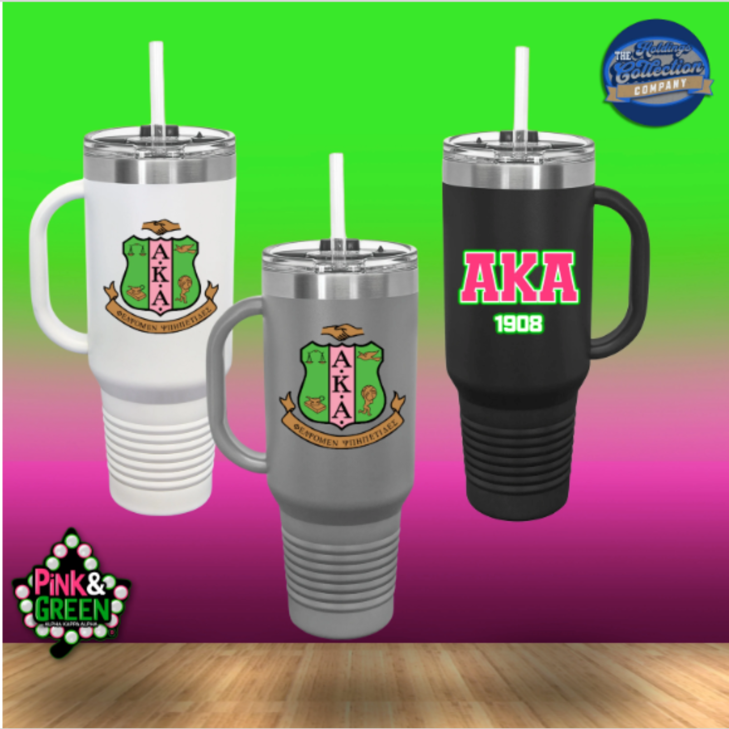 Insulated Travel Mug Polar Camel Thermal 40oz | Steel Handle, Greek Letters Design, Stanley Technology product thumbnail image Insulated Travel Mug Polar Camel Thermal 40oz | Steel Handle, Greek Letters Design, Stanley Technology product thumbnail image