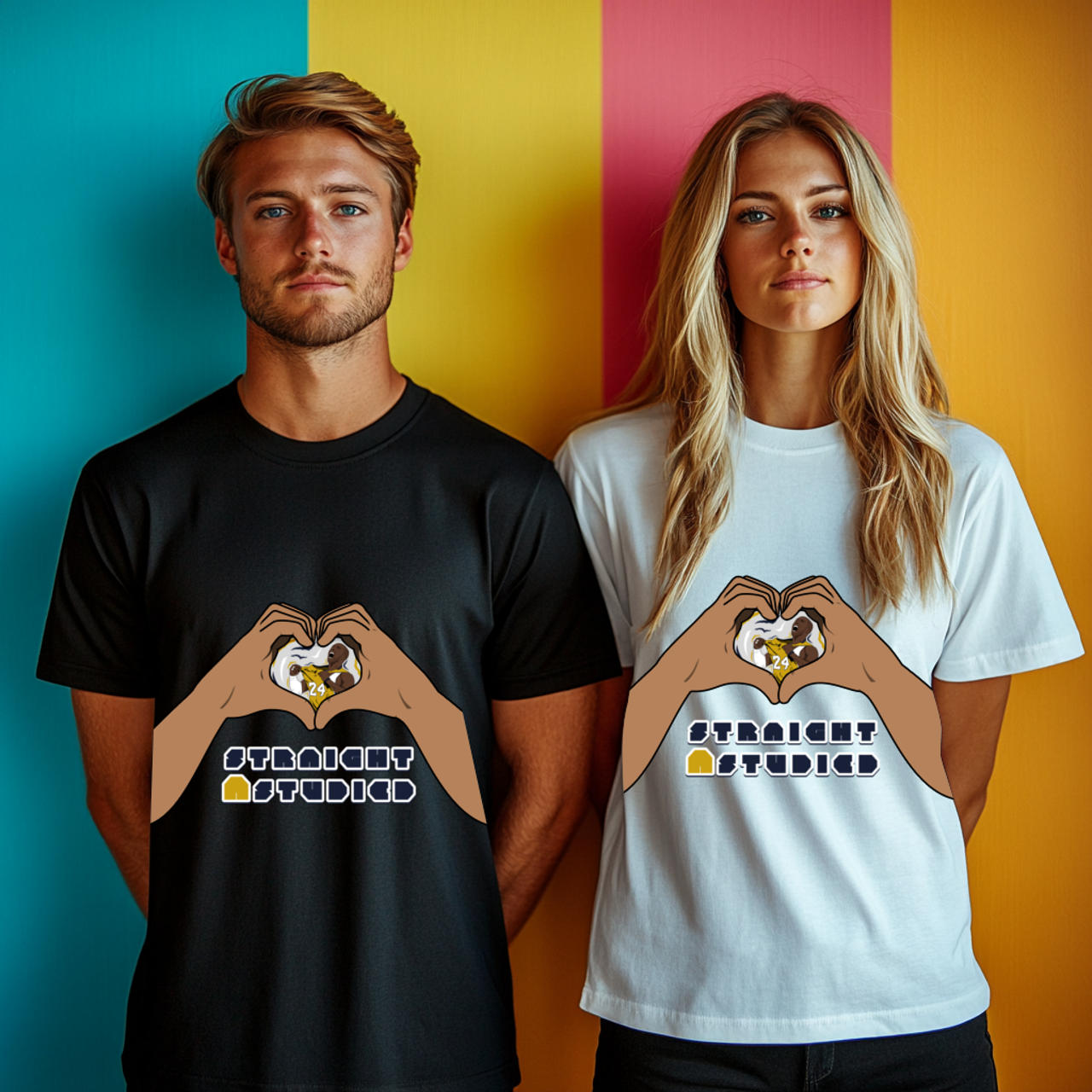 Heart Hands Basketball Reel Time Unisex T-Shirt