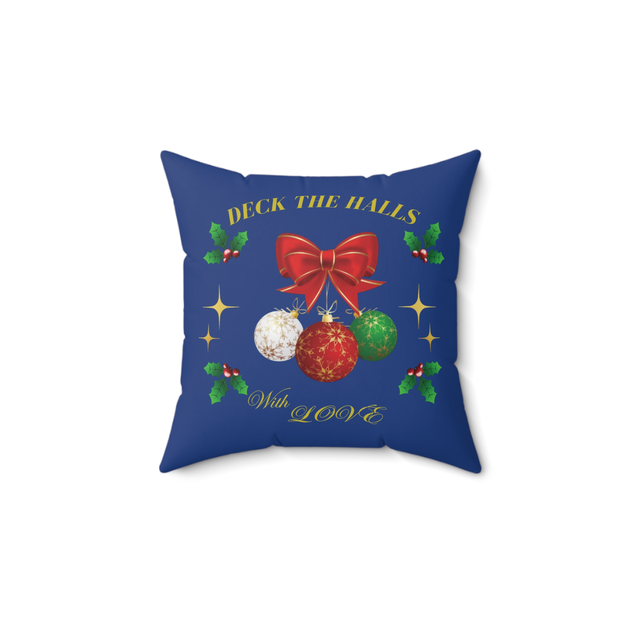 Christmas Home Decor Spun Pillow (LOVE) product thumbnail image Christmas Home Decor Spun Pillow (LOVE) product thumbnail image