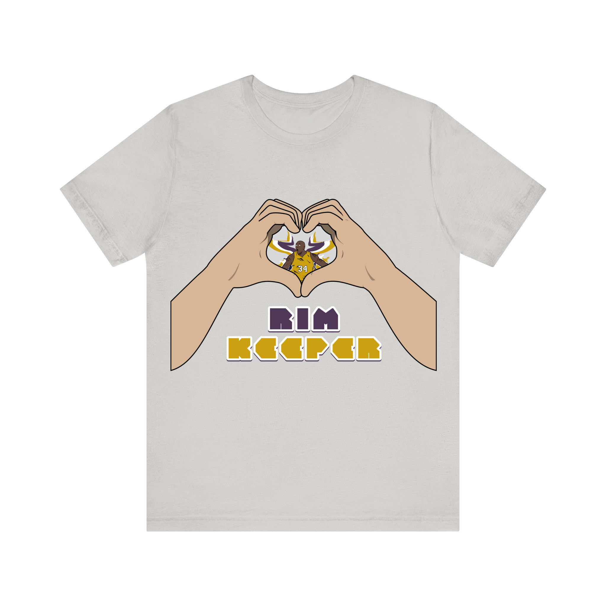 Heart Hands (Rim Keeper) Basketball Reel Time Unisex T-Shirt
