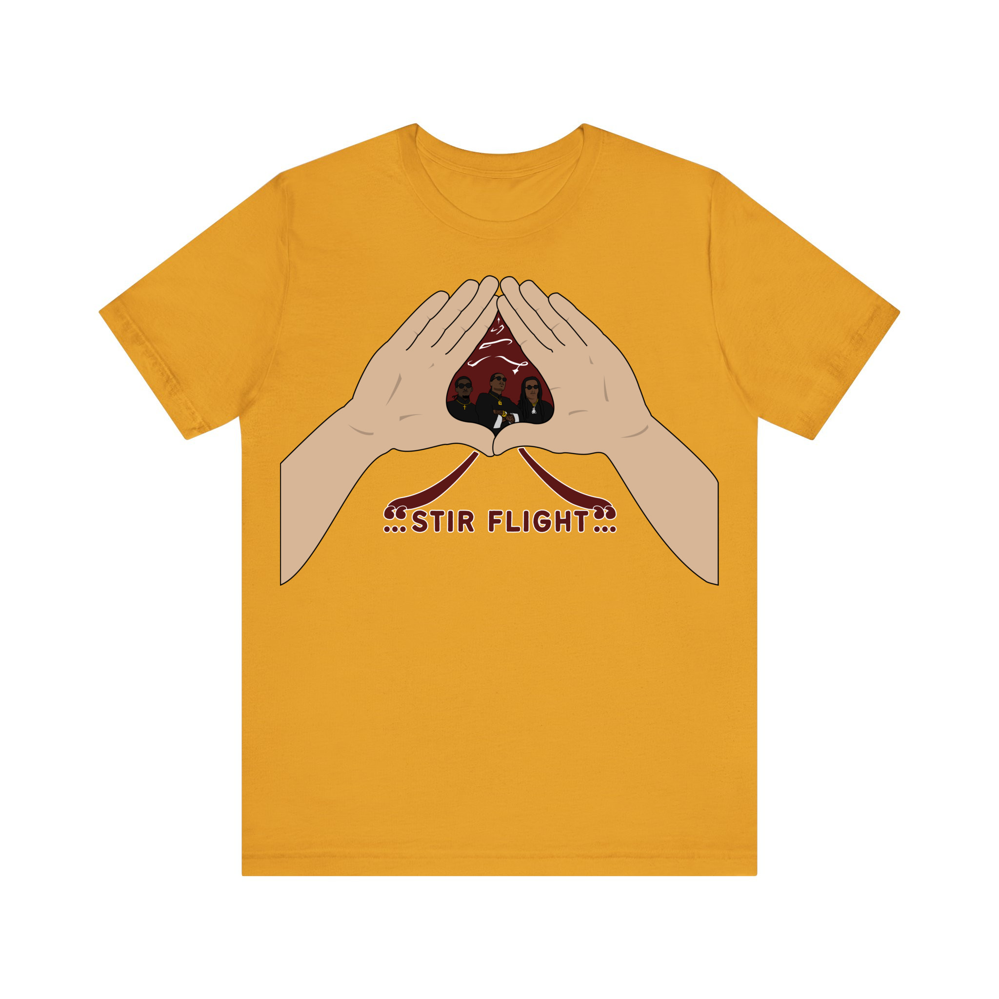 Diamond Hands (Stir Flight) Basketball Reel Time Unisex T-Shirt