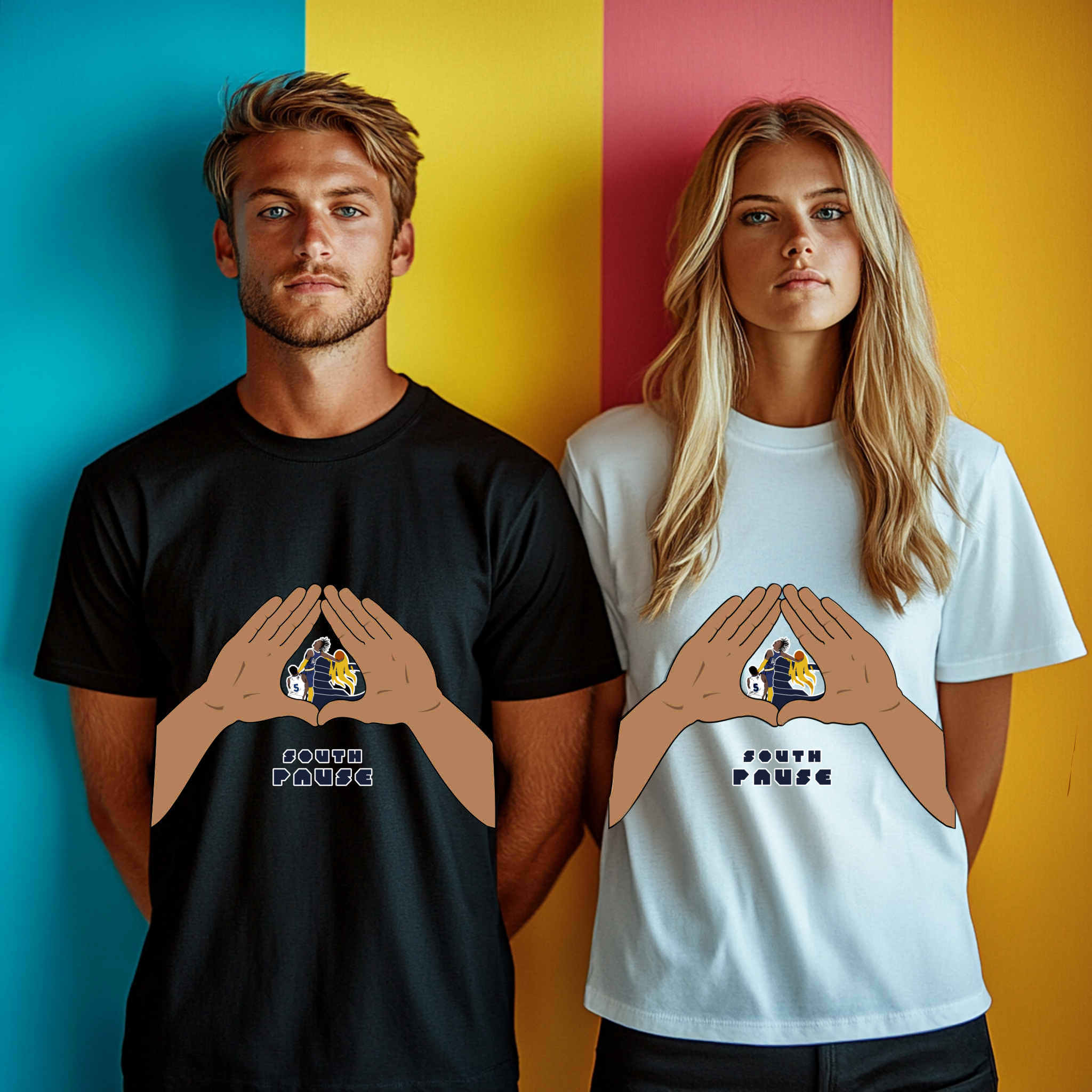 Diamond Hands (South Pause) Basketball Reel Time Unisex T-Shirt
