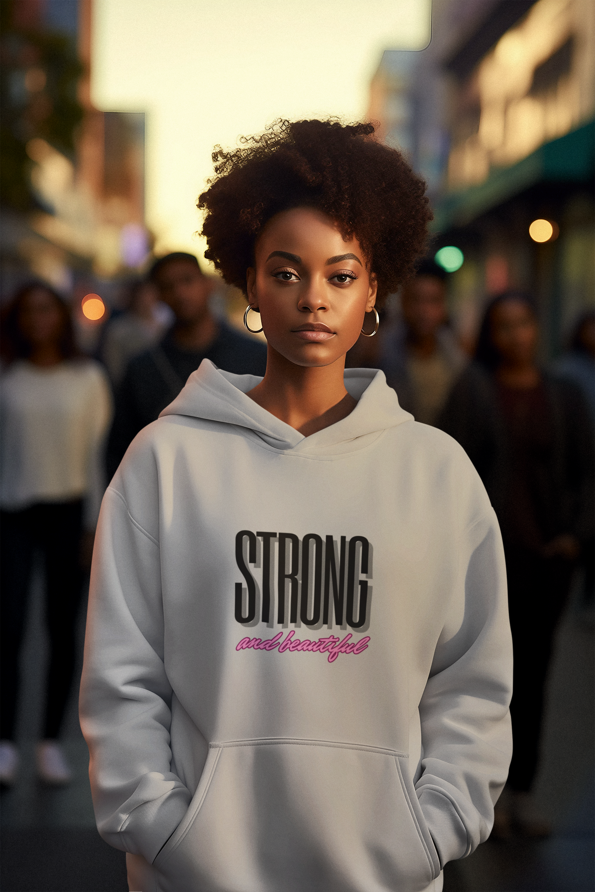Empowering Hooded Sweatshirt product thumbnail image