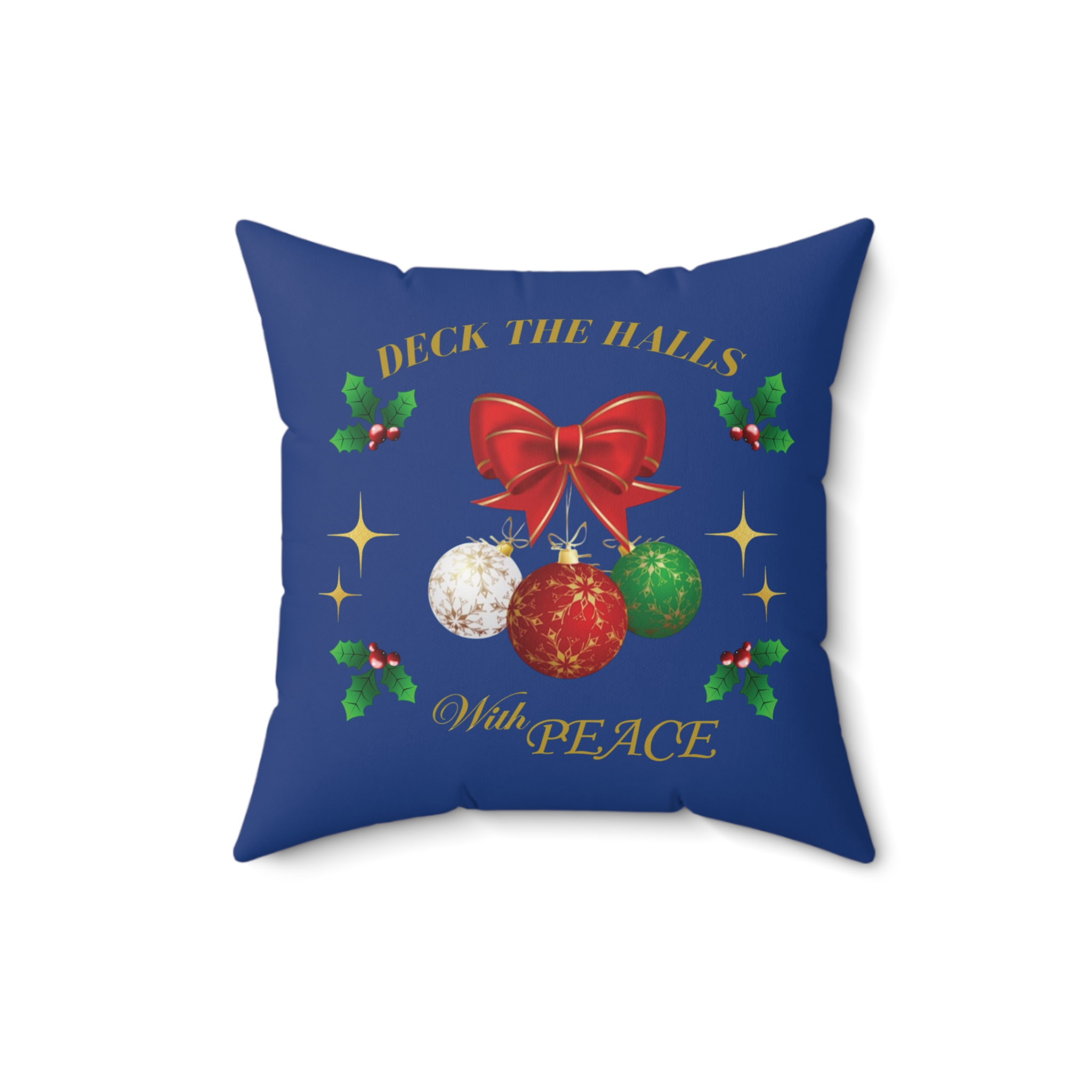 Christmas Home Decor Pillow (PEACE) product thumbnail image Christmas Home Decor Pillow (PEACE) product thumbnail image
