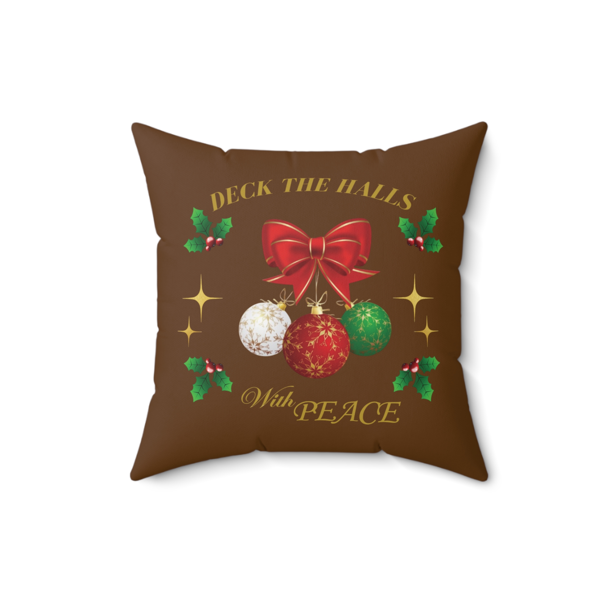 Christmas Home Decor Pillow (PEACE) product thumbnail image Christmas Home Decor Pillow (PEACE) product thumbnail image
