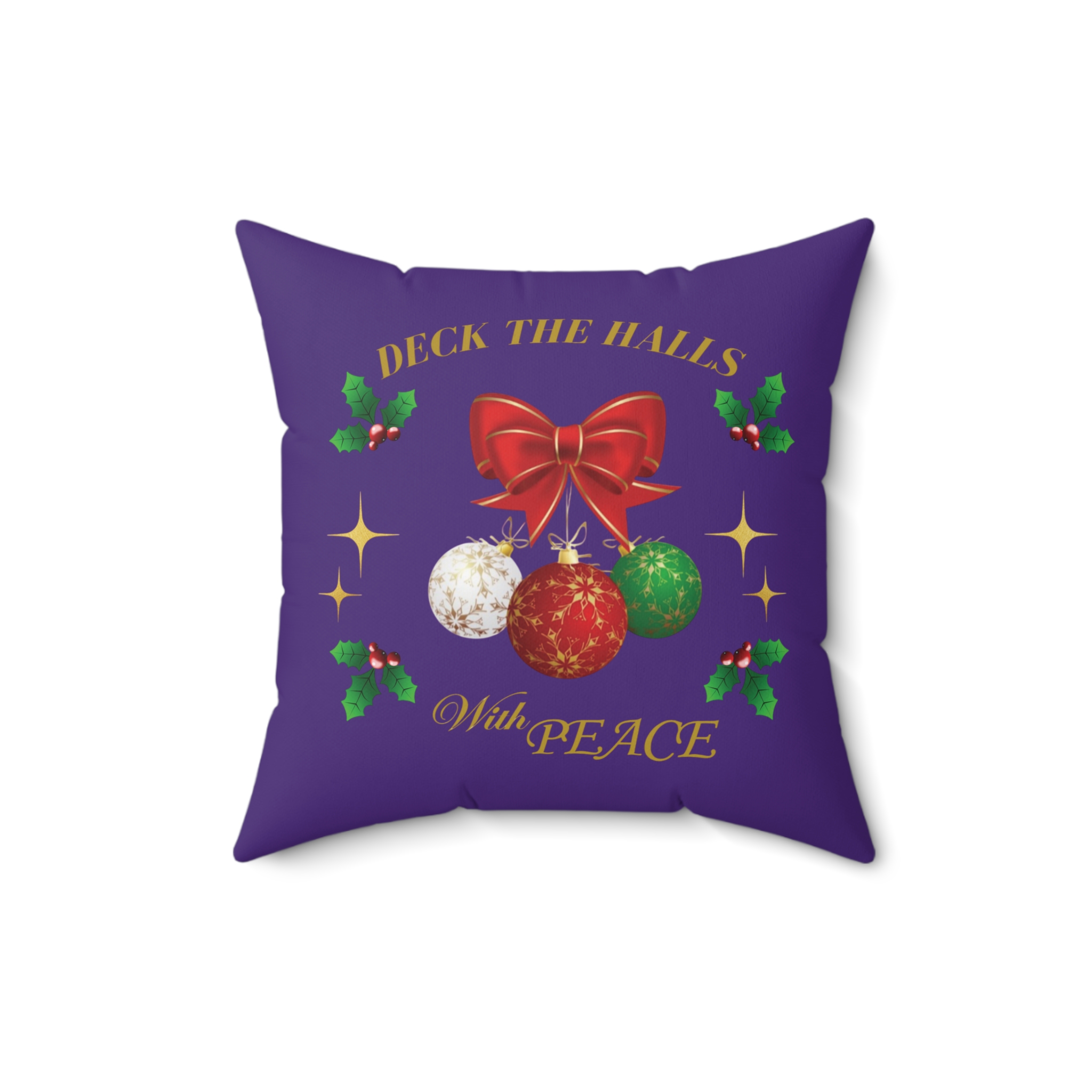 Christmas Home Decor Pillow (PEACE) product thumbnail image Christmas Home Decor Pillow (PEACE) product thumbnail image