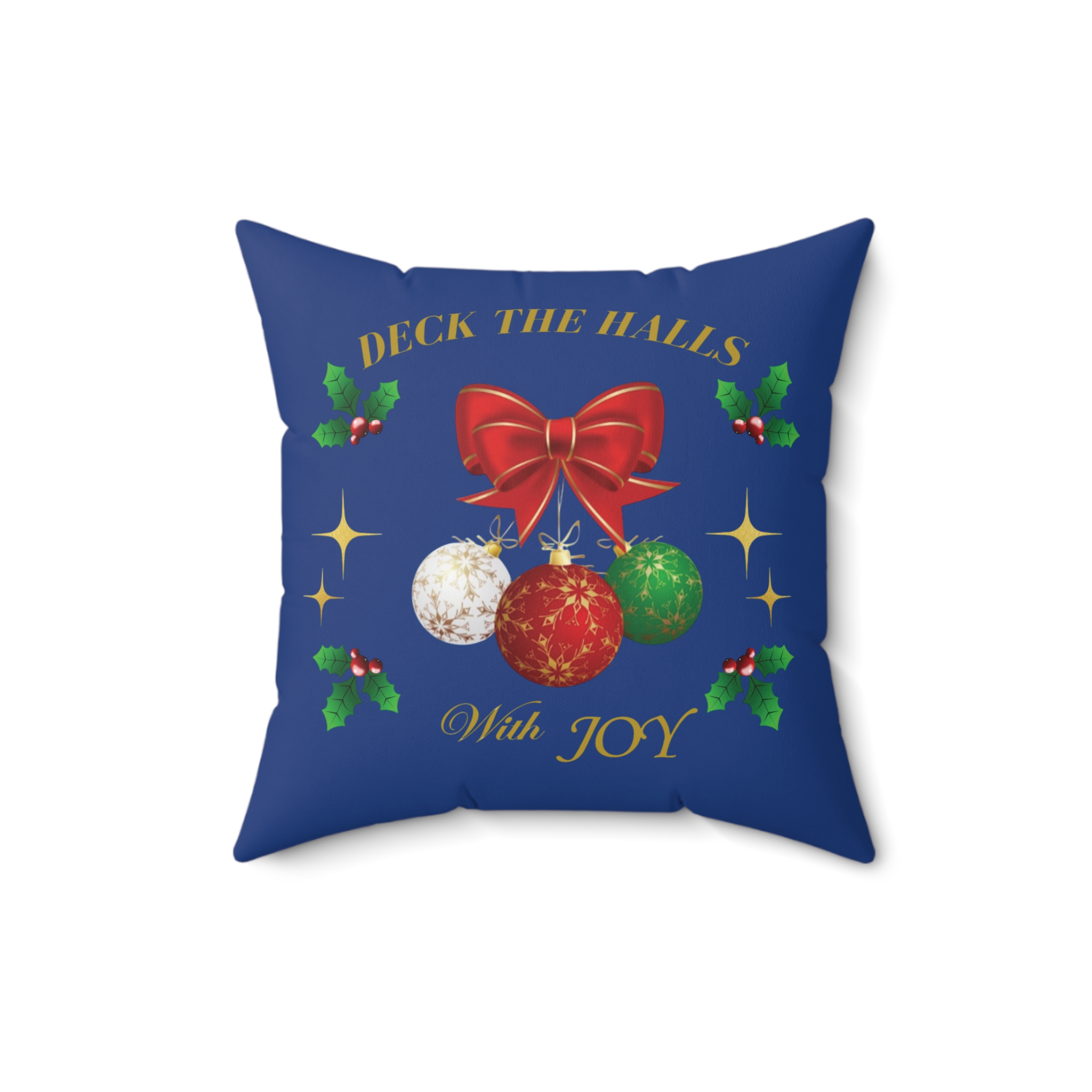 Custom Christmas Spun Home Decor Pillow (JOY) product thumbnail image Custom Christmas Spun Home Decor Pillow (JOY) product thumbnail image