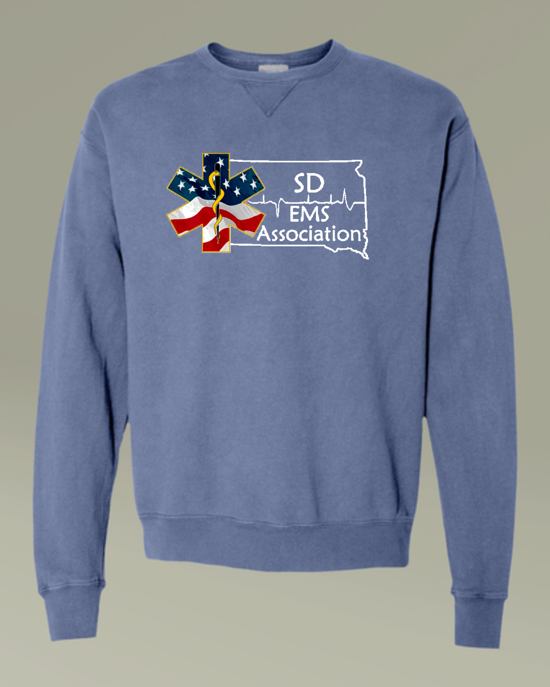 Screen Printed | SDEMSA ComfortWash Crewneck Sweatshirt product thumbnail image Screen Printed | SDEMSA ComfortWash Crewneck Sweatshirt product thumbnail image