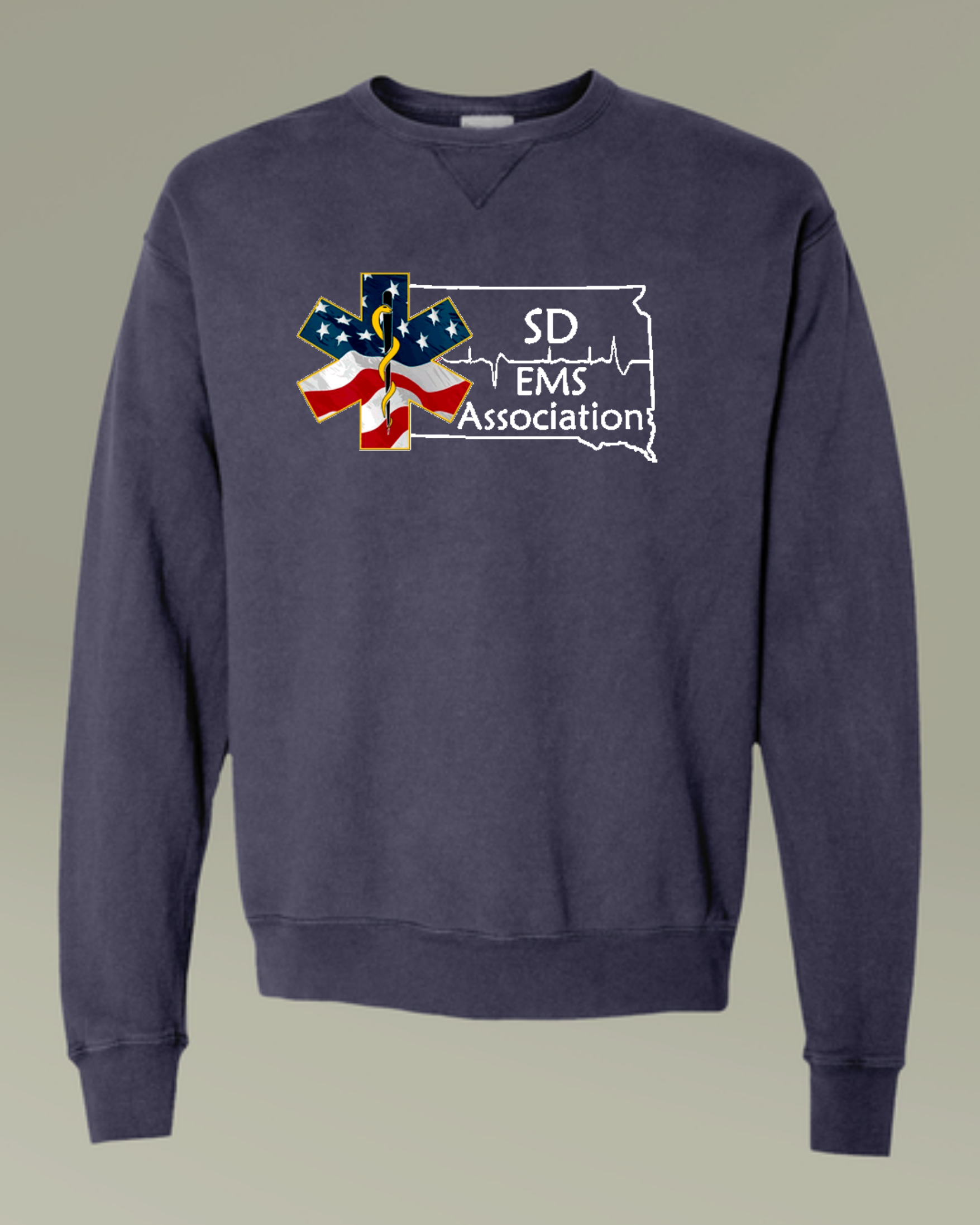 Screen Printed | SDEMSA ComfortWash Crewneck Sweatshirt product thumbnail image Screen Printed | SDEMSA ComfortWash Crewneck Sweatshirt product thumbnail image