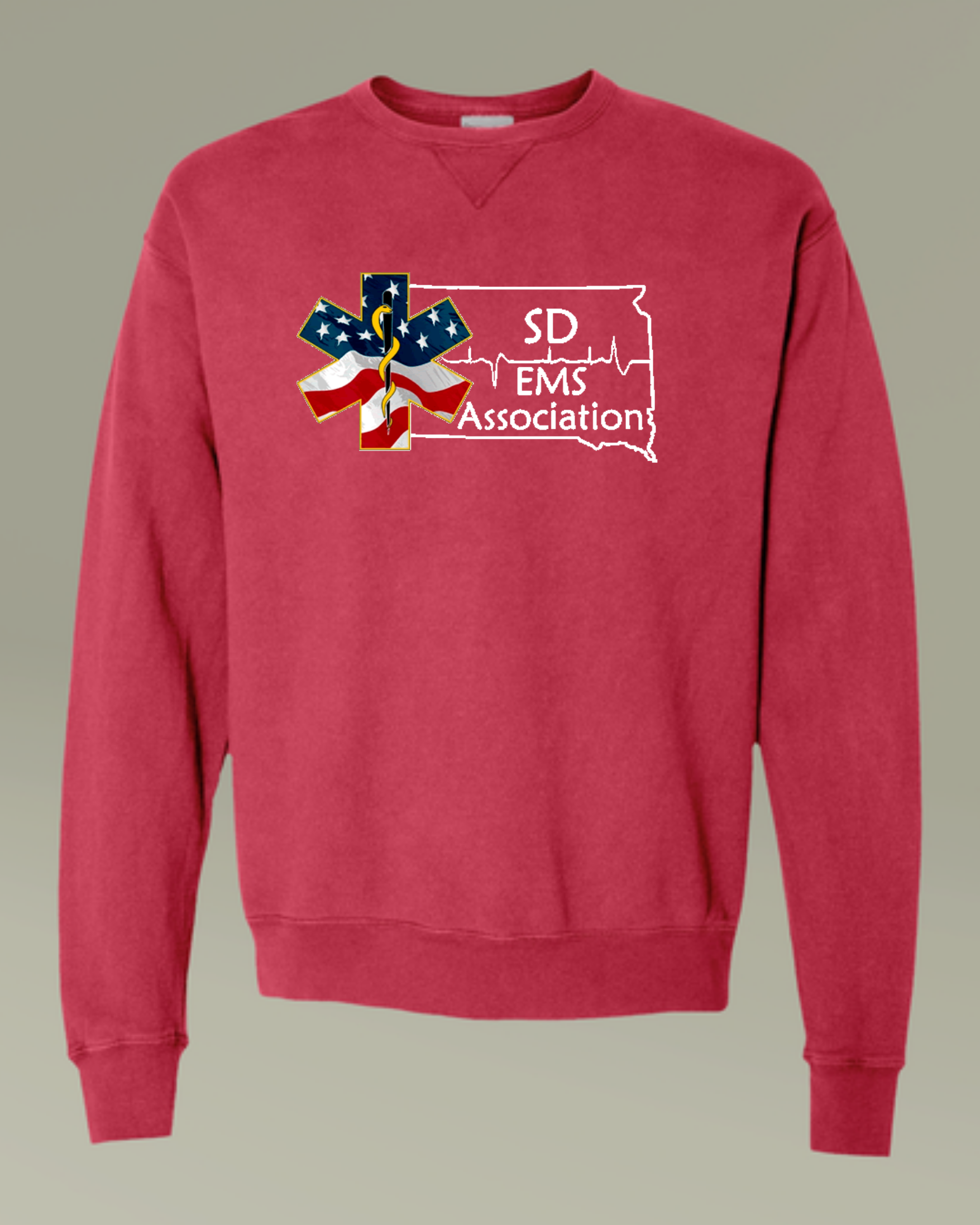 Screen Printed | SDEMSA ComfortWash Crewneck Sweatshirt product thumbnail image Screen Printed | SDEMSA ComfortWash Crewneck Sweatshirt product thumbnail image