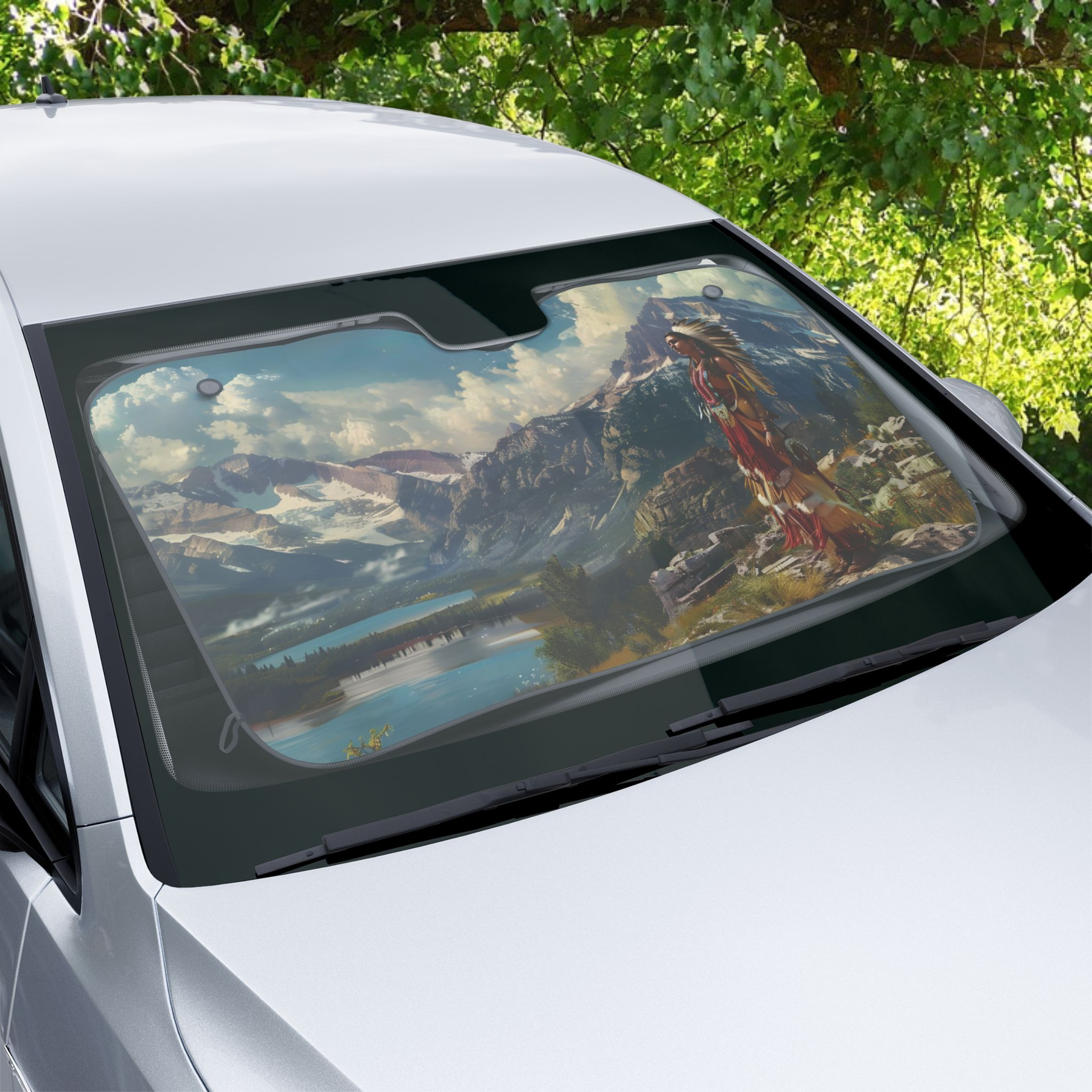 Pocahontas Indian Princess Car Sun Shade