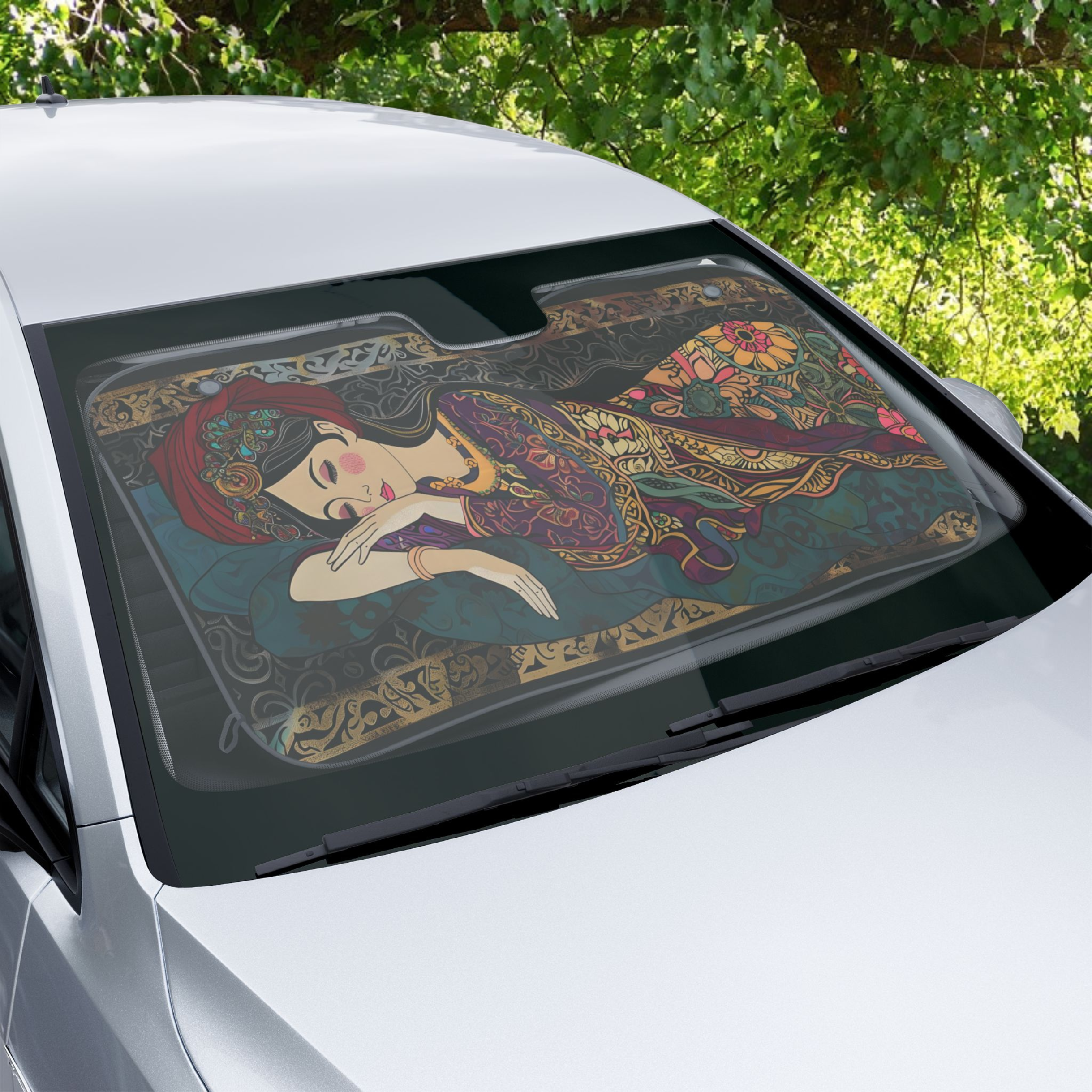 Persian Sleeping Queen Car Sun Shade Persian Sleeping Queen Car Sun Shade