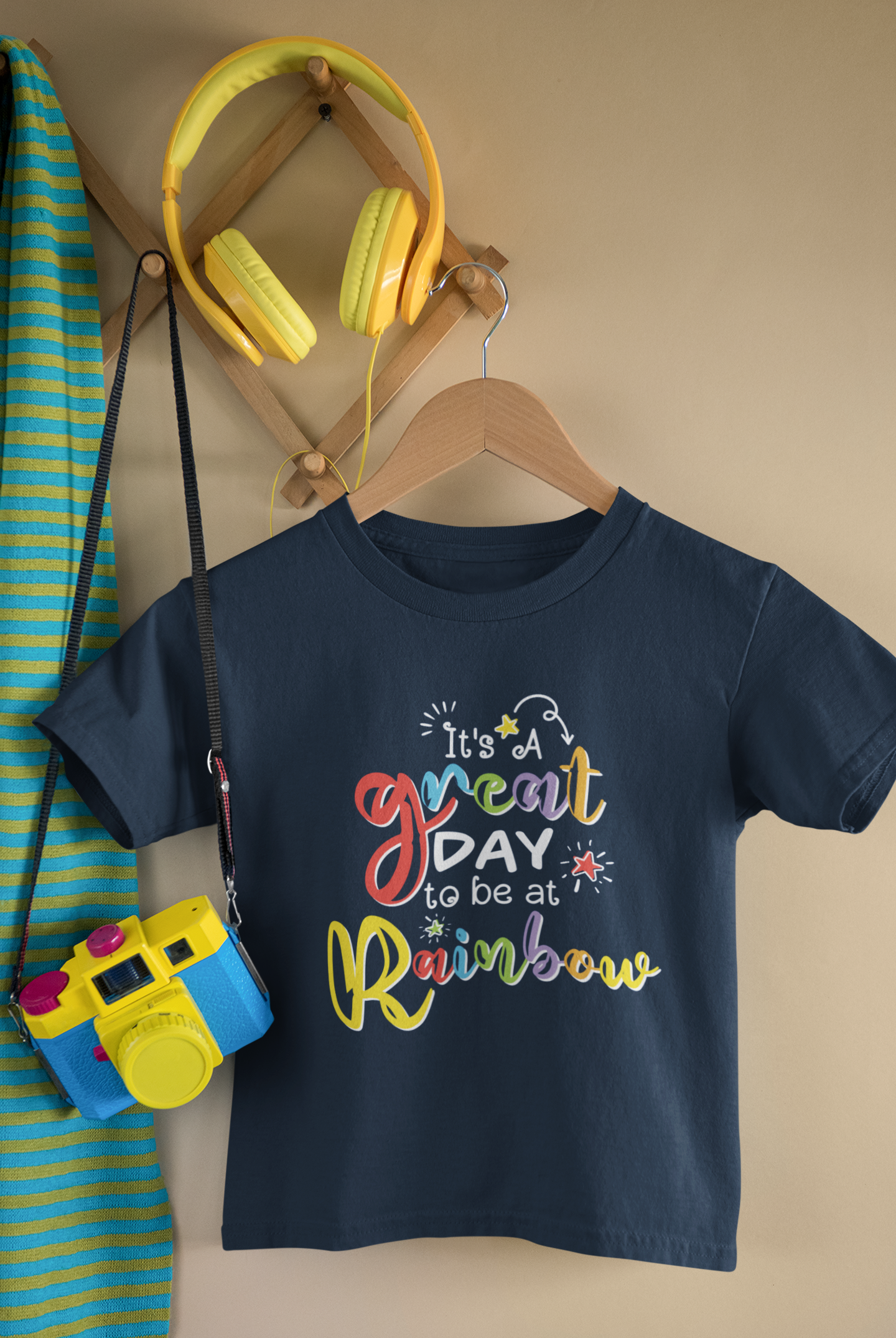 Toddler Short Sleeve Tee - "It's a Great Day to Be at Rainbow" Tee product thumbnail image Toddler Short Sleeve Tee - "It's a Great Day to Be at Rainbow" Tee product thumbnail image