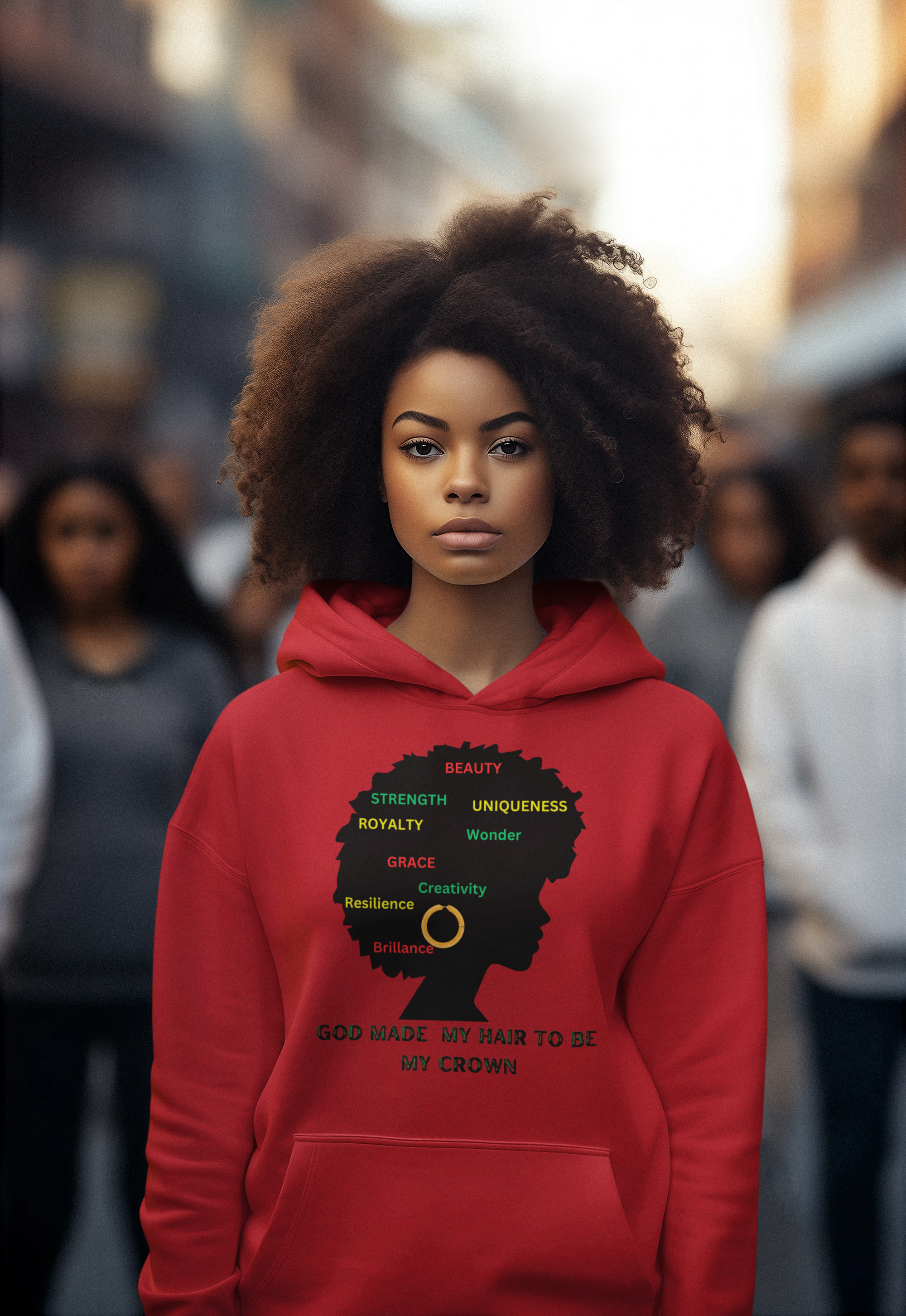 Empowering African American Heritage Hooded Sweatshirt product thumbnail image Empowering African American Heritage Hooded Sweatshirt product thumbnail image