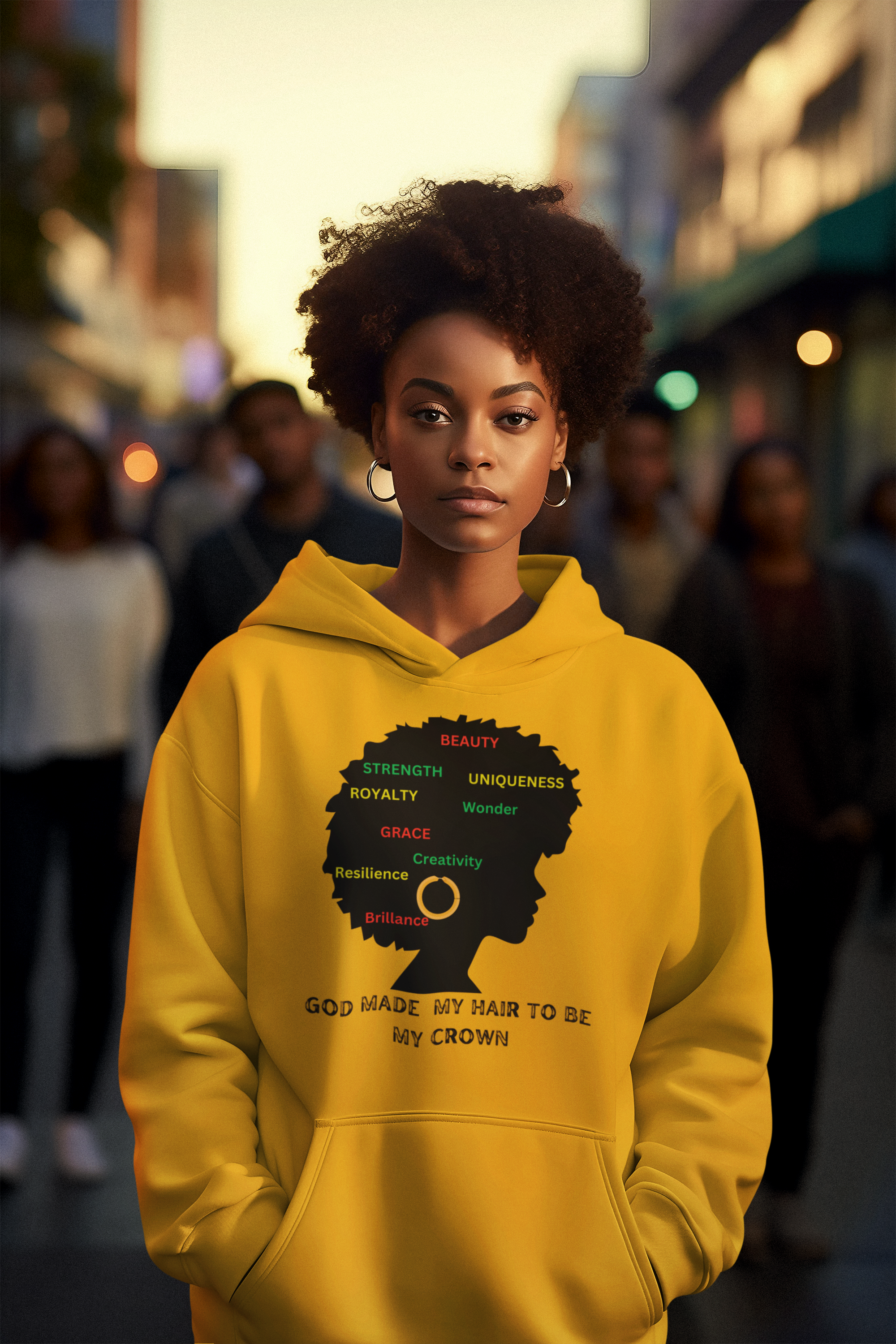 Empowering African American Heritage Hooded Sweatshirt product thumbnail image Empowering African American Heritage Hooded Sweatshirt product thumbnail image