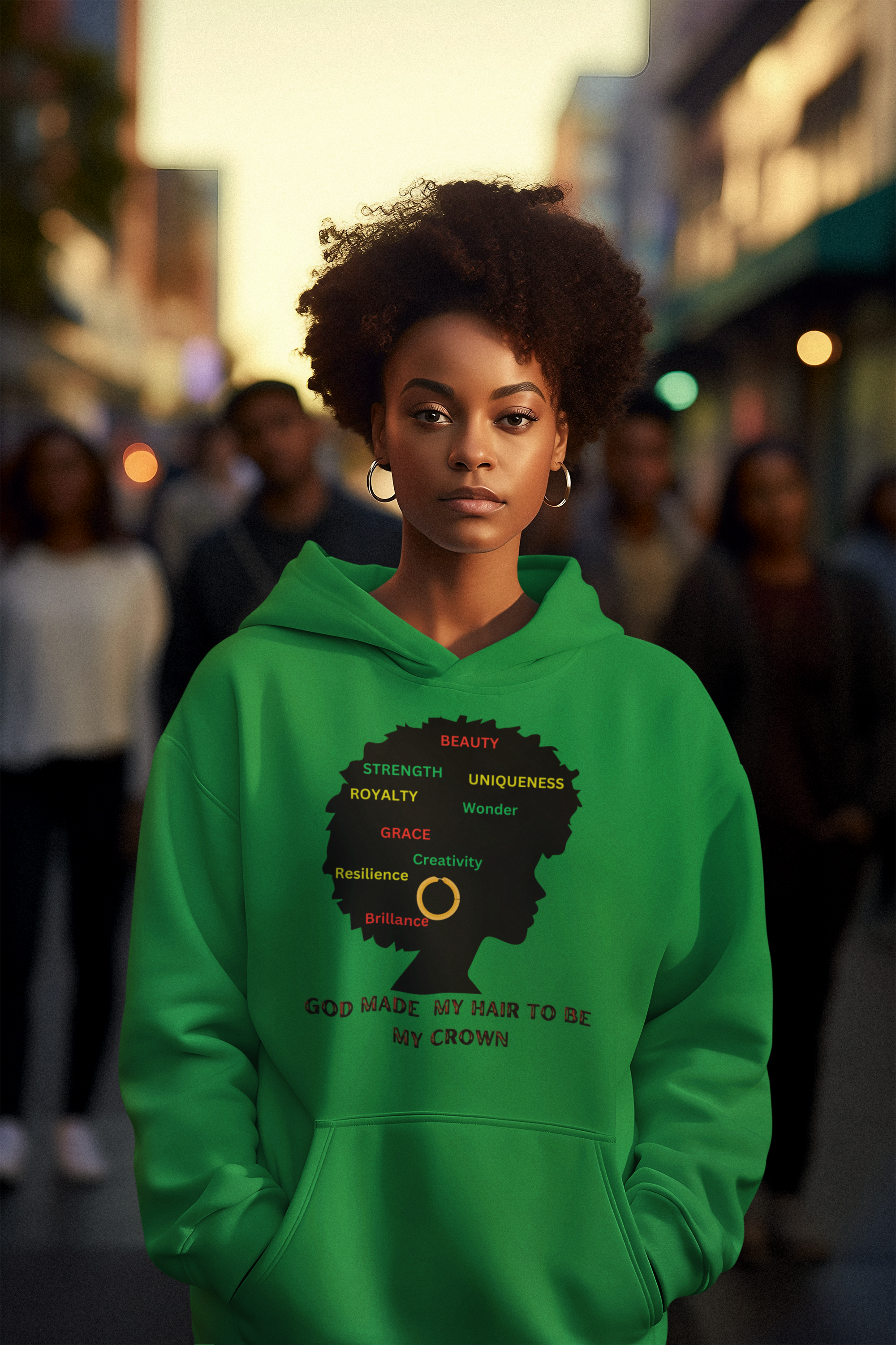 Empowering African American Heritage Hooded Sweatshirt product thumbnail image Empowering African American Heritage Hooded Sweatshirt product thumbnail image