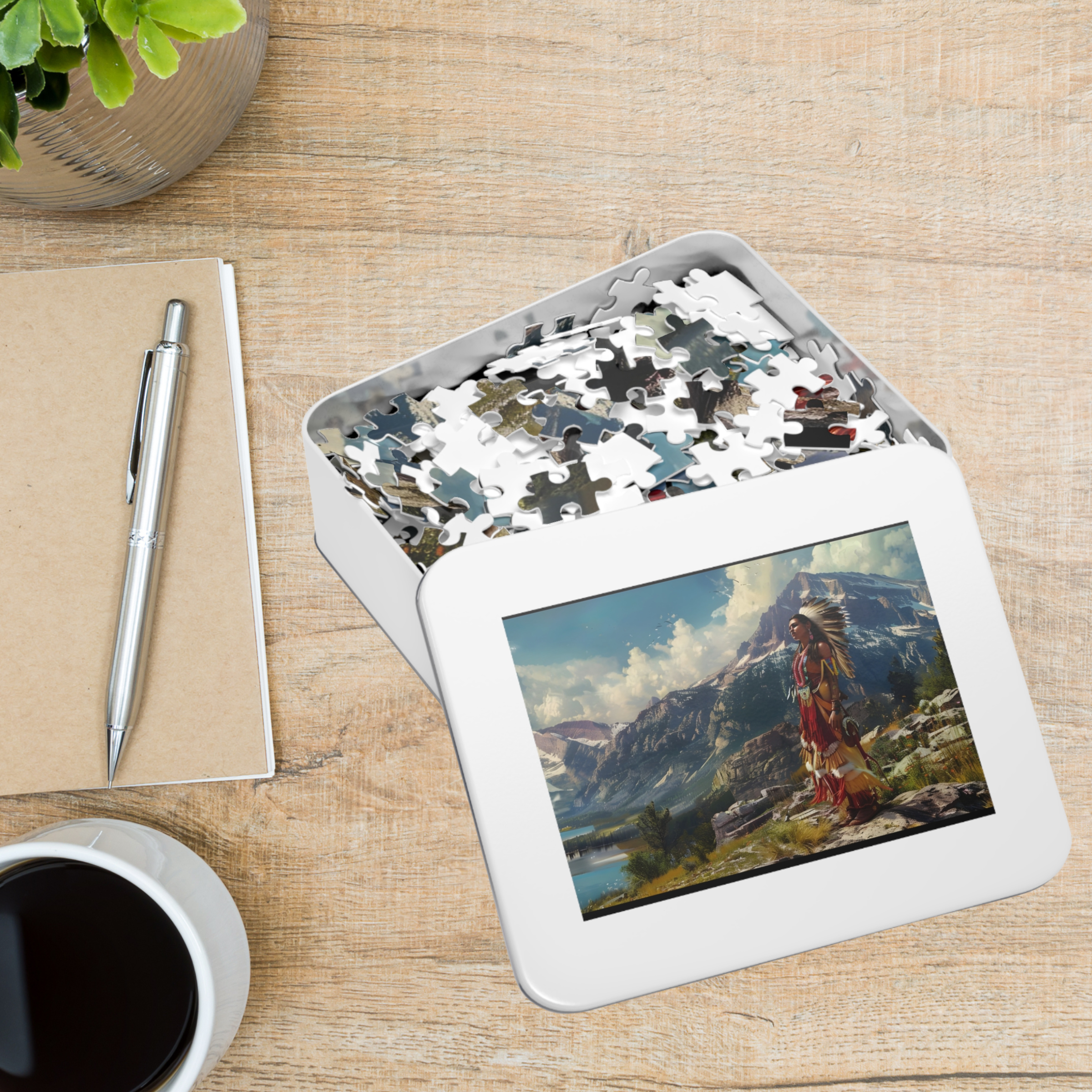 Pocahontas Indian Princess Jigsaw Puzzle (30, 110, 252, 500,1000-Piece)