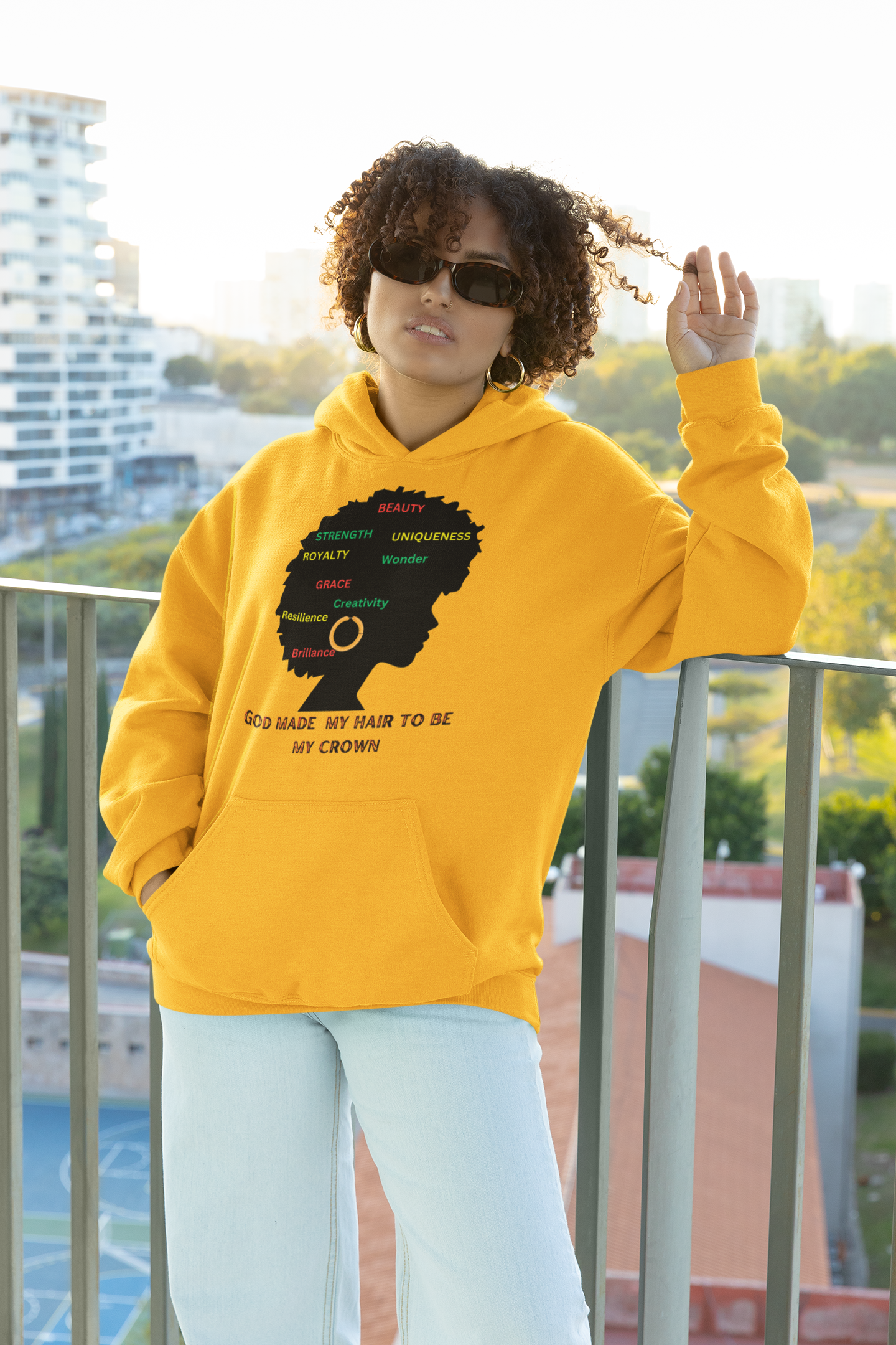 Empowering African American Heritage Hooded Sweatshirt Empowering African American Heritage Hooded Sweatshirt