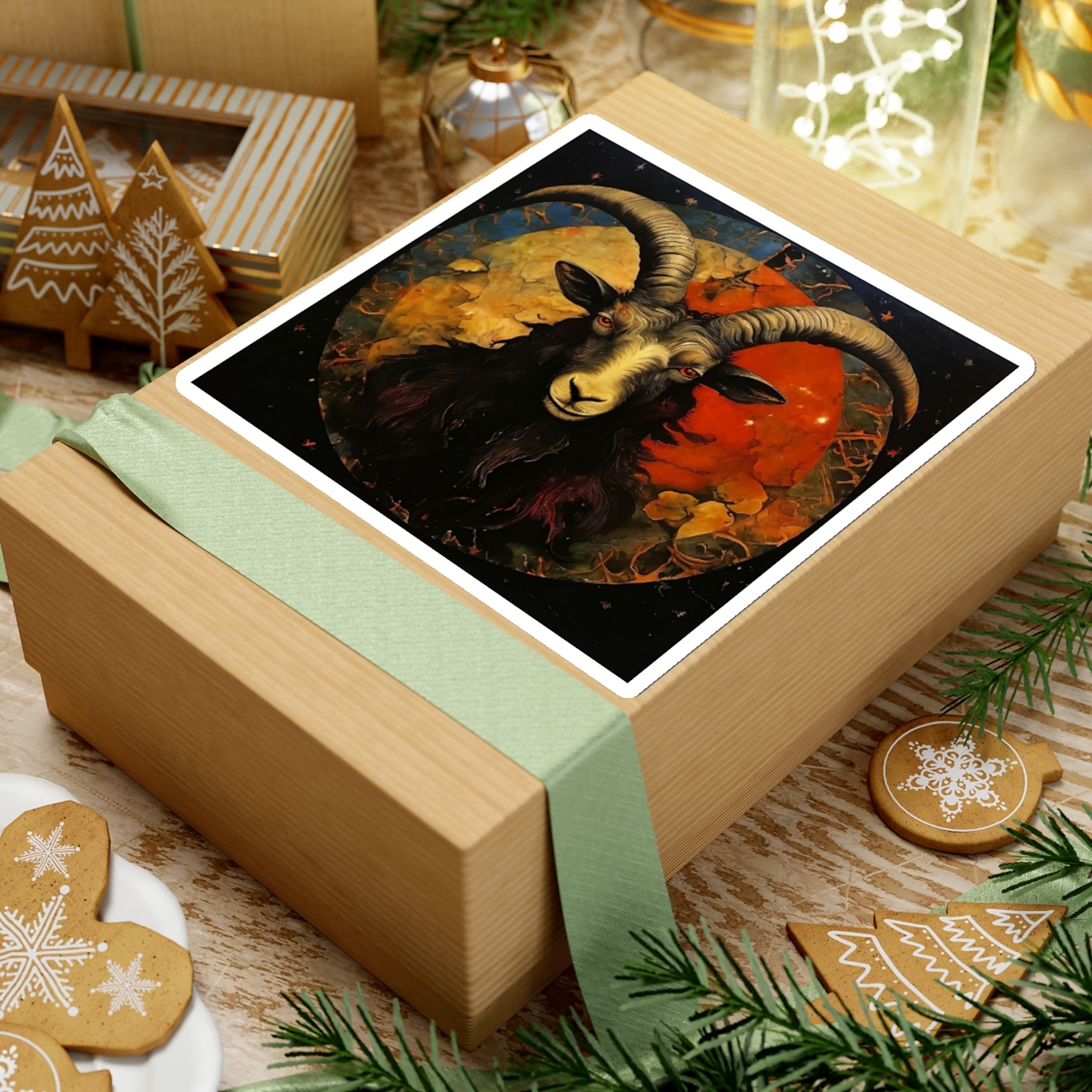 Capricorn Astrological Zodiac Sign Kiss-Cut Stickers product thumbnail image Capricorn Astrological Zodiac Sign Kiss-Cut Stickers product thumbnail image