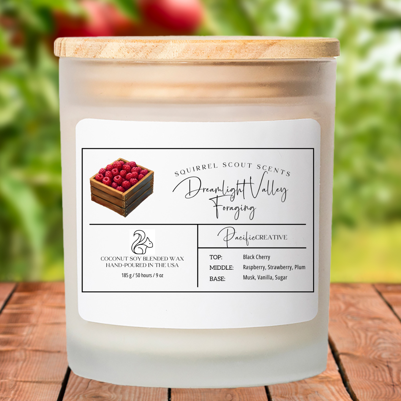 Squirrel Scout Scents Frosted Glass Candle, 11oz Squirrel Scout Scents Frosted Glass Candle, 11oz