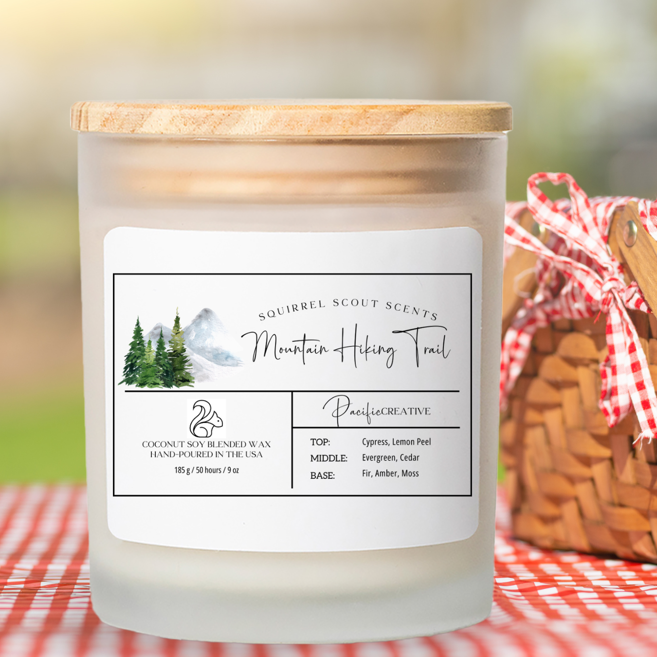 Squirrel Scout Scents Frosted Glass Candle, 11oz product thumbnail image Squirrel Scout Scents Frosted Glass Candle, 11oz product thumbnail image