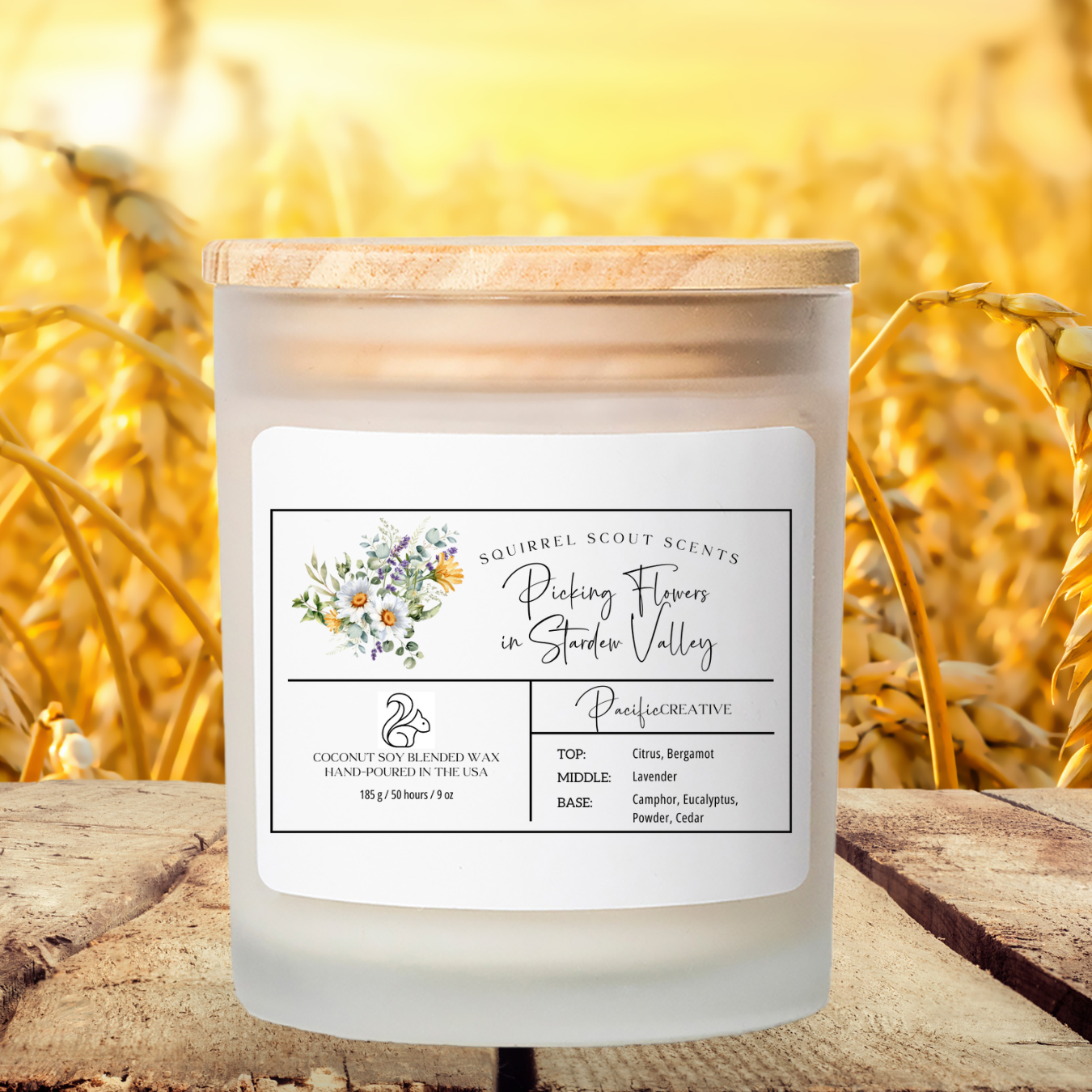 Squirrel Scout Scents Frosted Glass Candle, 11oz product thumbnail image Squirrel Scout Scents Frosted Glass Candle, 11oz product thumbnail image