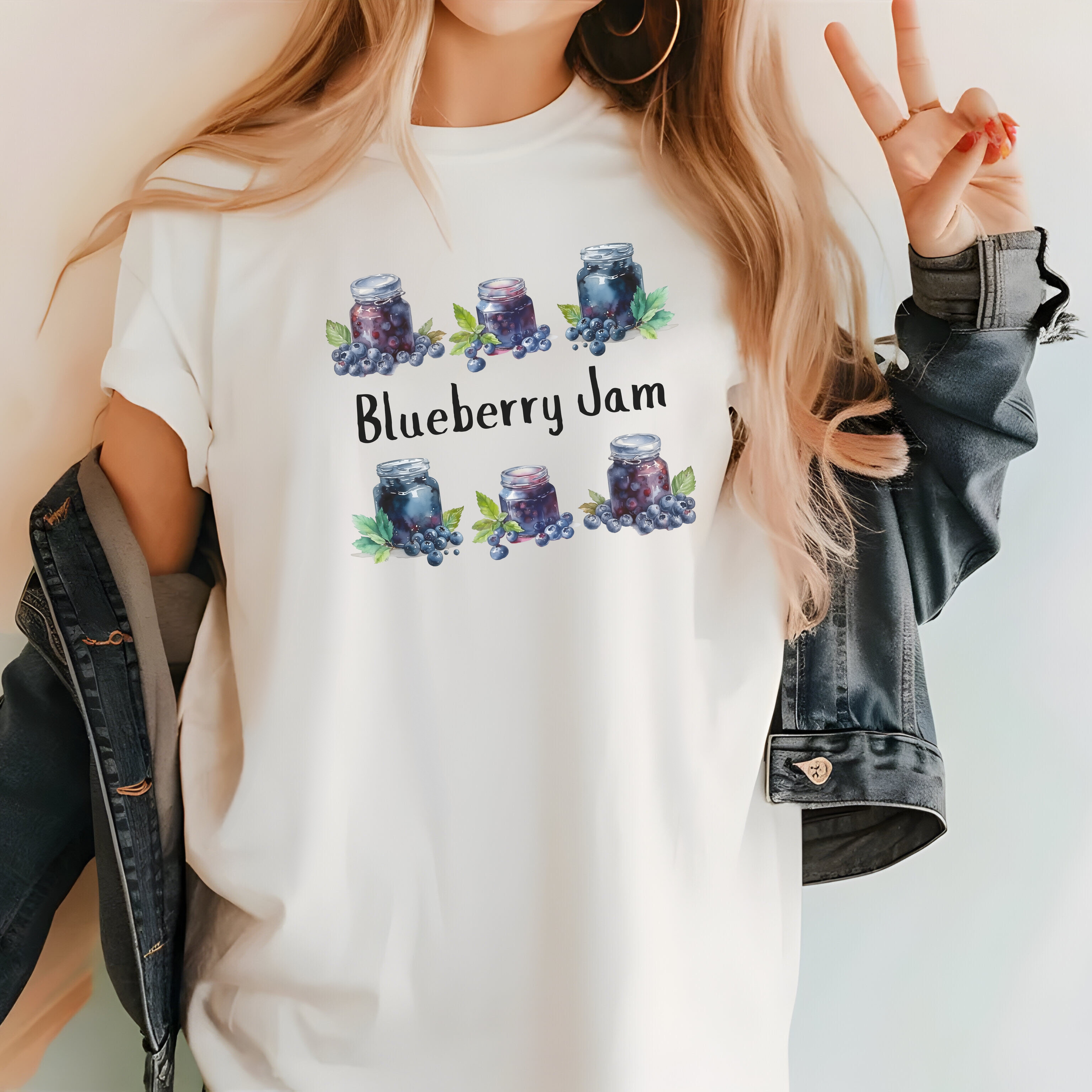 Blueberry Jam T-shirt - Unisex product thumbnail image Blueberry Jam T-shirt - Unisex product thumbnail image
