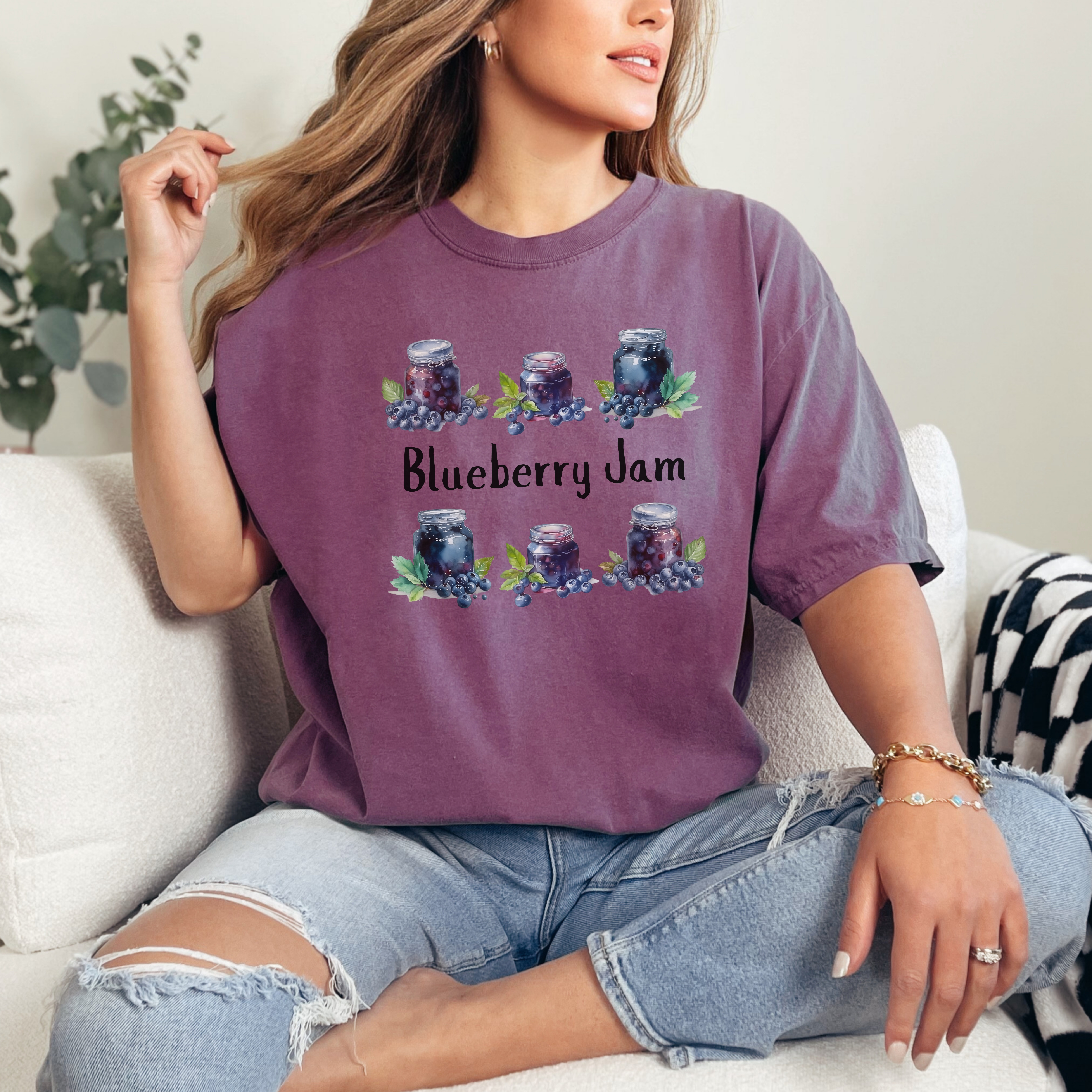 Blueberry Jam T-shirt - Unisex product thumbnail image Blueberry Jam T-shirt - Unisex product thumbnail image