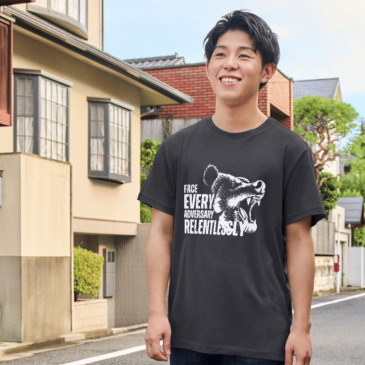 Fearless Unisex Softstyle T-Shirt - Face Every Adversary Relentlessly product thumbnail image Fearless Unisex Softstyle T-Shirt - Face Every Adversary Relentlessly product thumbnail image