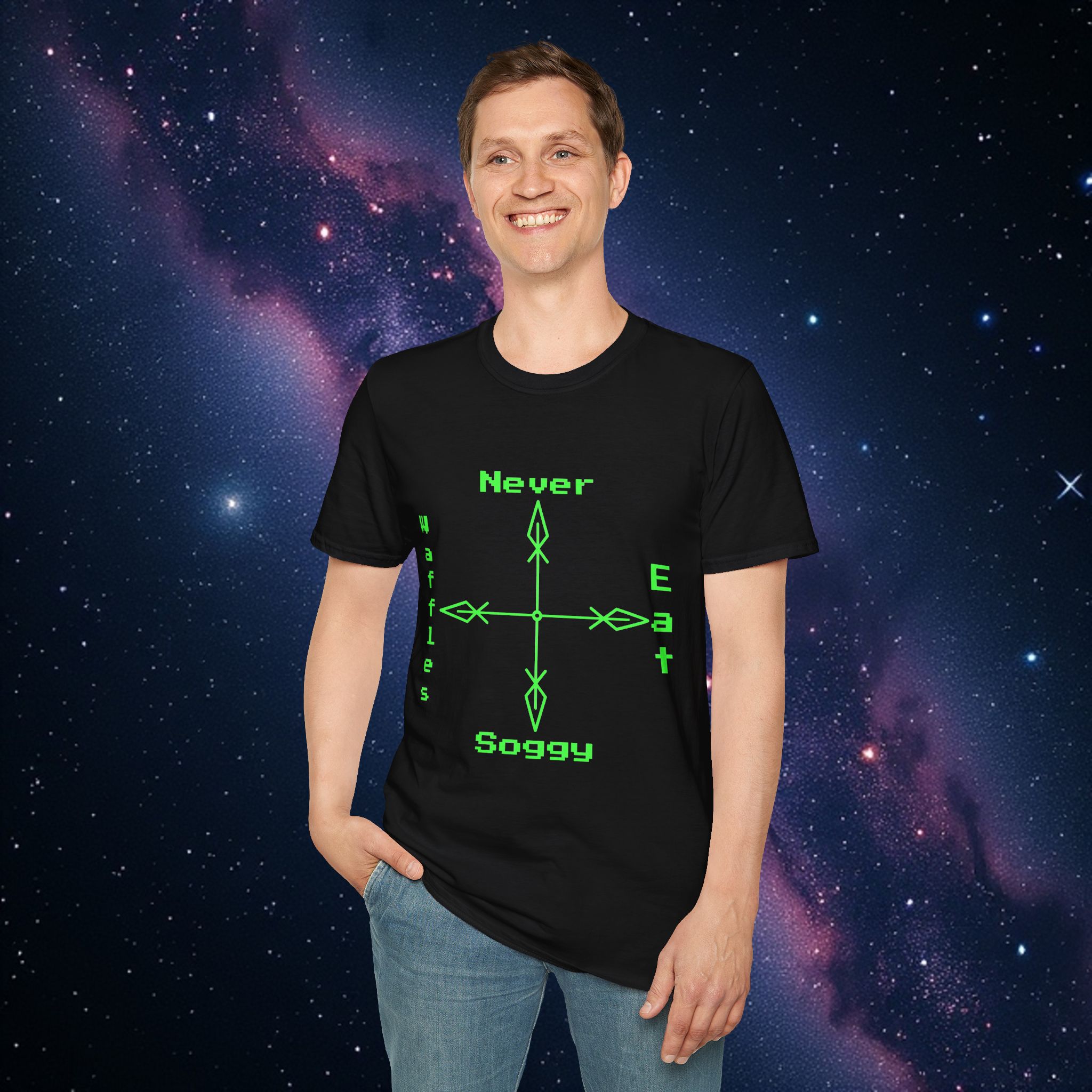 Never Eat Soggy Waffles T-Shirt  product thumbnail image