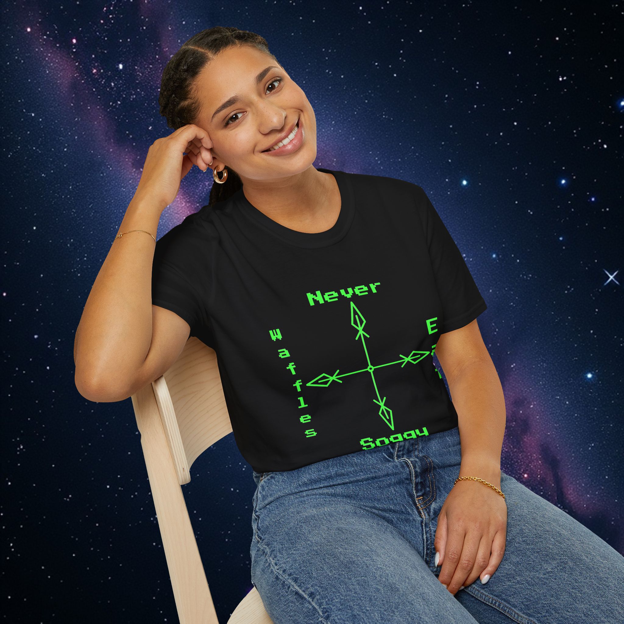 Never Eat Soggy Waffles T-Shirt  product thumbnail image