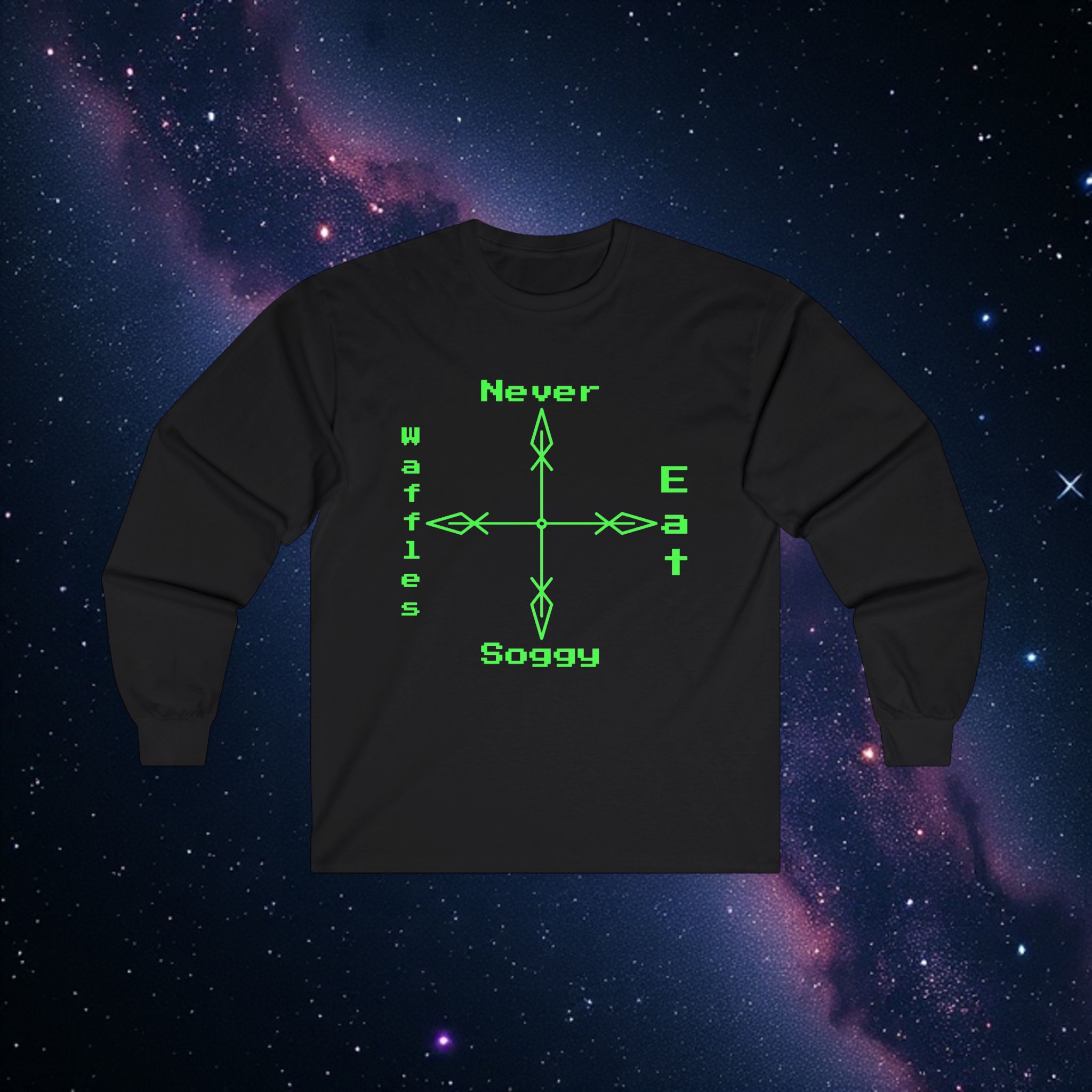 Never Eat Soggy Waffles Longsleeve