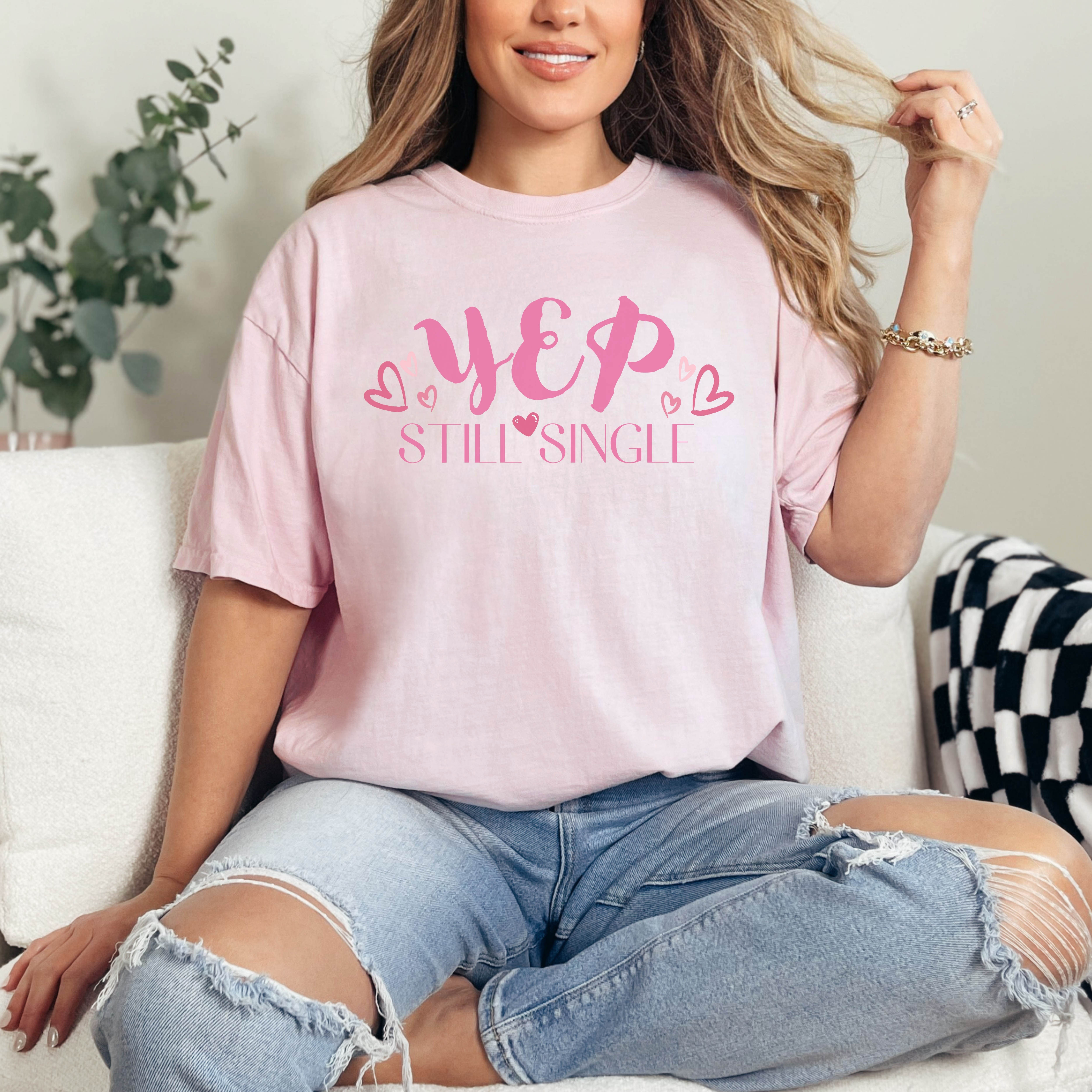 Still Single Valentine T-shirt product thumbnail image
