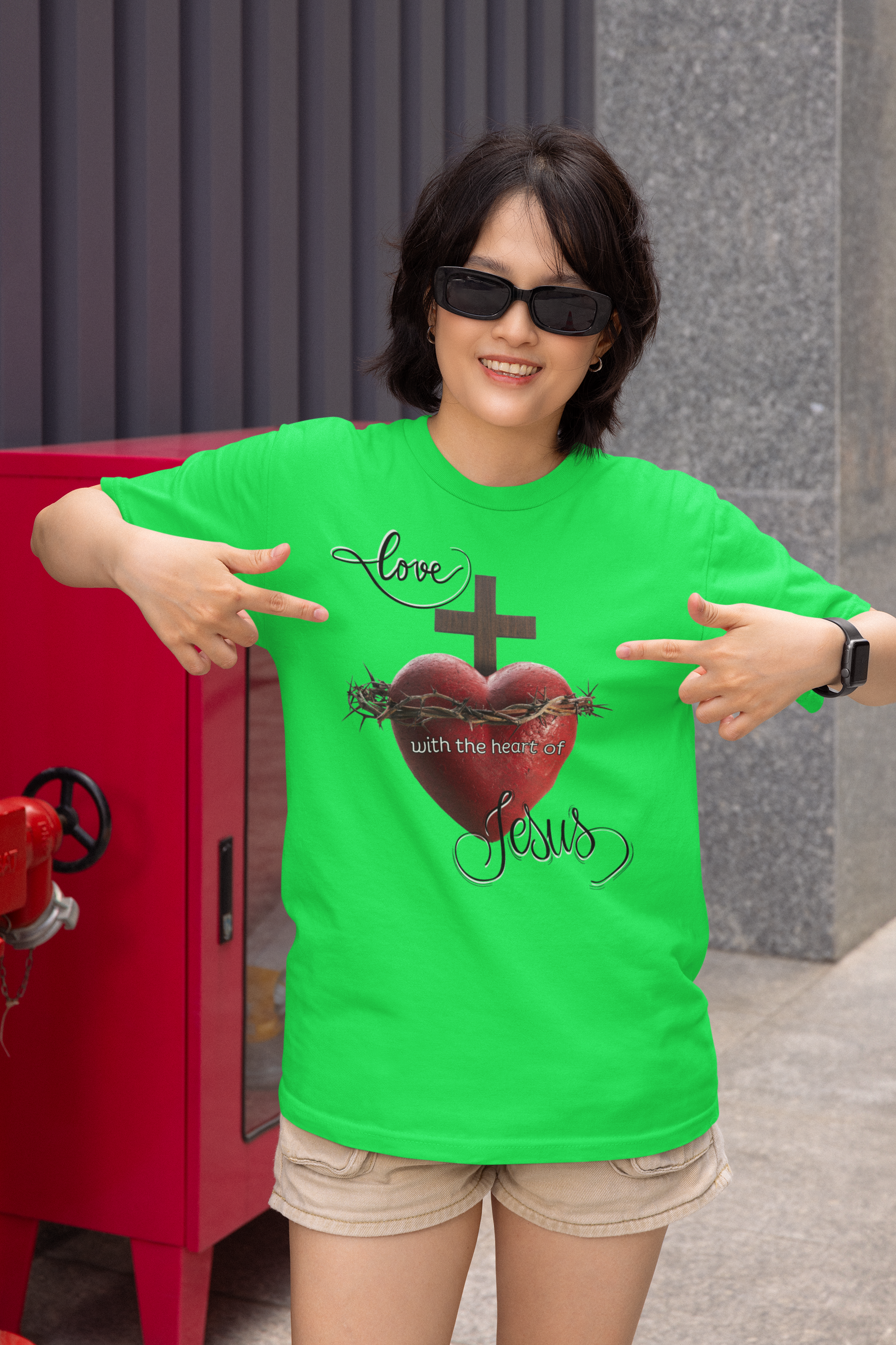 Religious T-Shirts for Men &amp; Women, Christian T-Shirts, Christian Gifts, Jesus Loves Shirts, Jesus T-Shirts, Religious Jesus T-Shirt, Unisex Jersey Short Sleeve Tee product thumbnail image