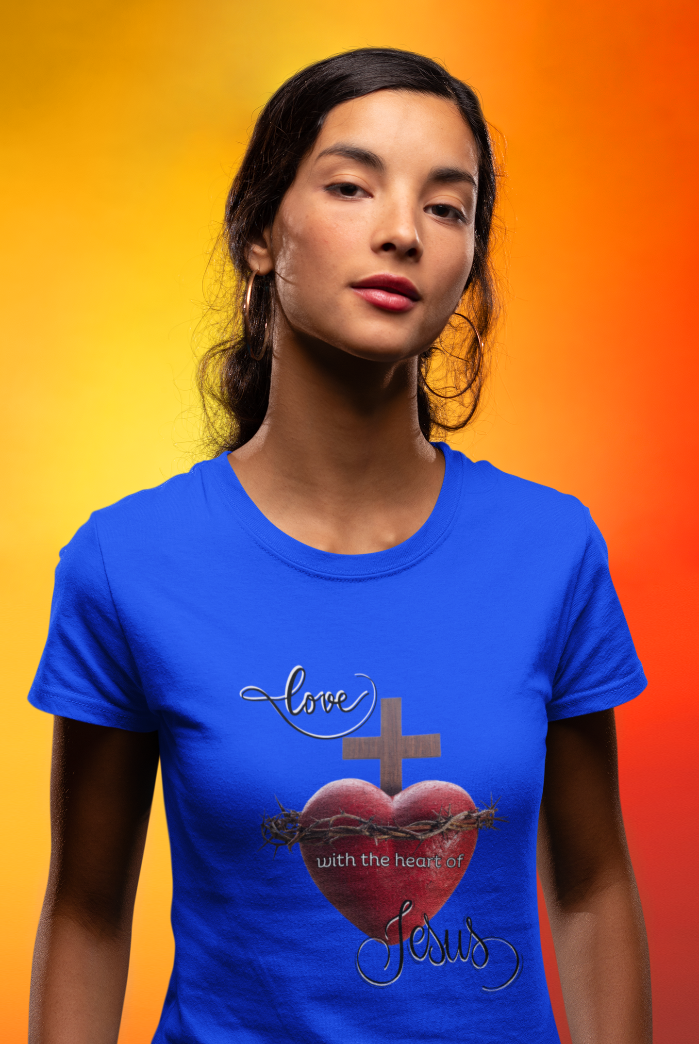 Religious T-Shirts for Men &amp; Women, Christian T-Shirts, Christian Gifts, Jesus Loves Shirts, Jesus T-Shirts, Religious Jesus T-Shirt, Unisex Jersey Short Sleeve Tee product thumbnail image