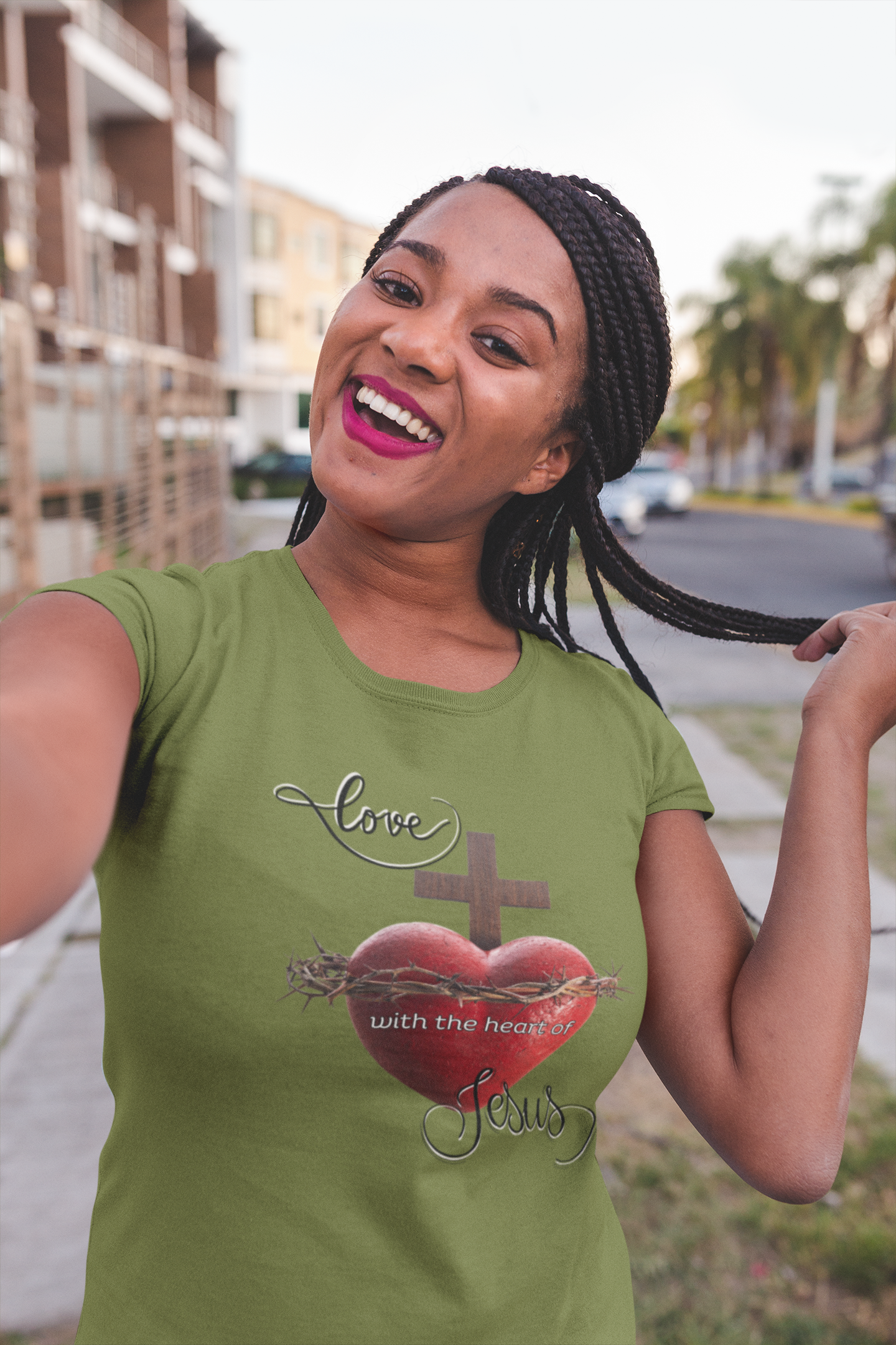 Religious T-Shirts for Men &amp; Women, Christian T-Shirts, Christian Gifts, Jesus Loves Shirts, Jesus T-Shirts, Religious Jesus T-Shirt, Unisex Jersey Short Sleeve Tee product thumbnail image