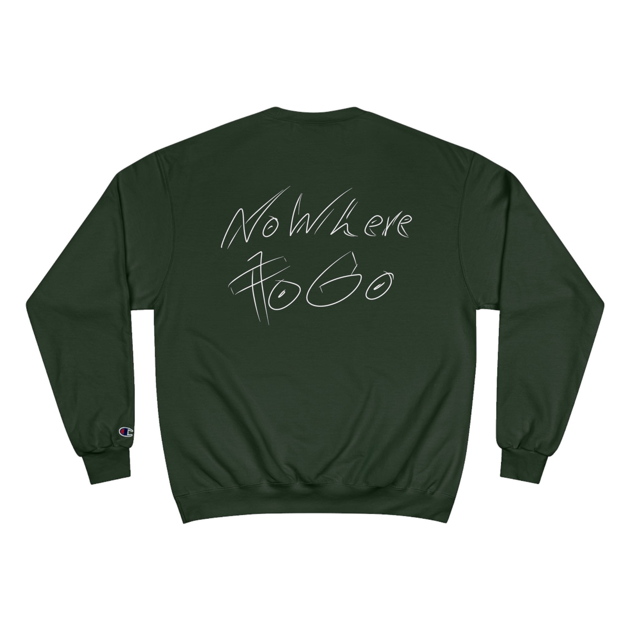 'Never Eat Soggy Waffles' x 'Nowhere to Go' Champion Crewneck product thumbnail image