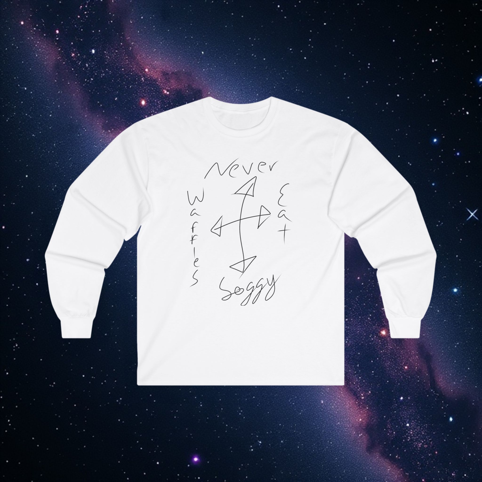 "Never Eat Soggy  Waffles / Nowhere to Go" Longsleeve