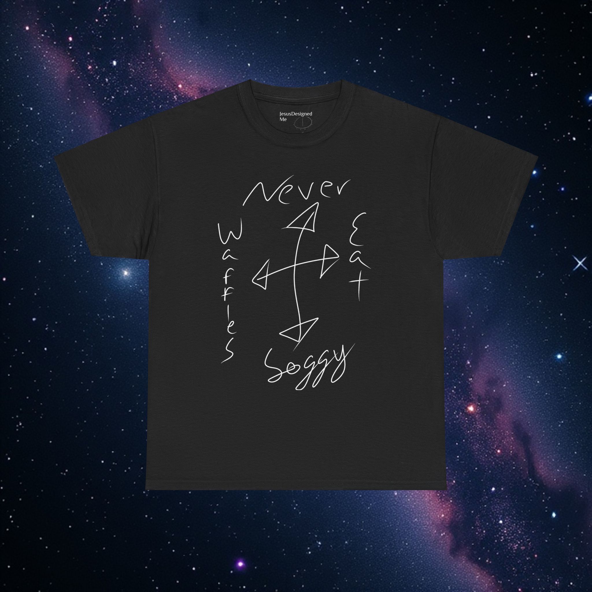 'Never Eat Waffles' x 'Nowhere to Go' Graphic Tee product thumbnail image