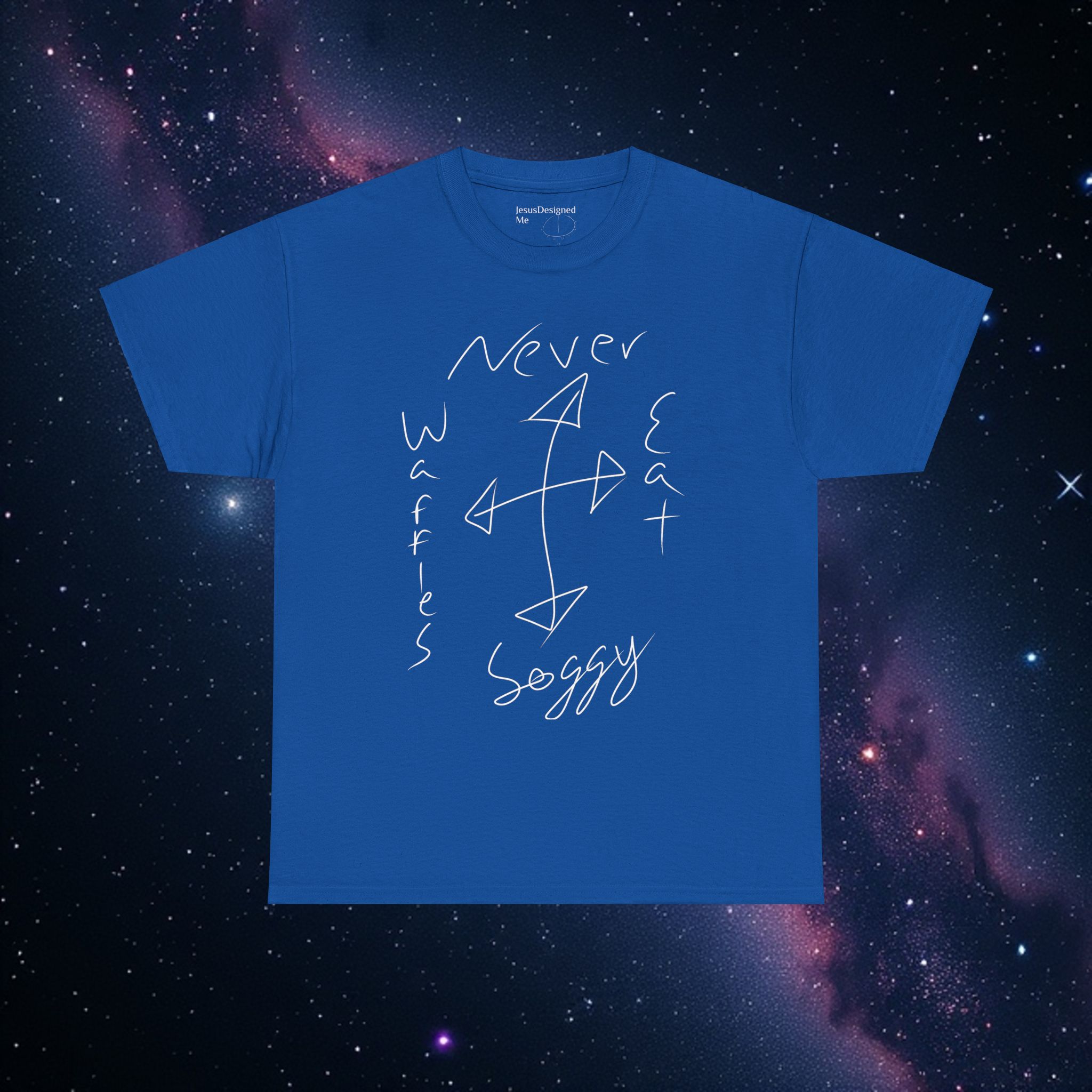 'Never Eat Waffles' x 'Nowhere to Go' Graphic Tee product thumbnail image